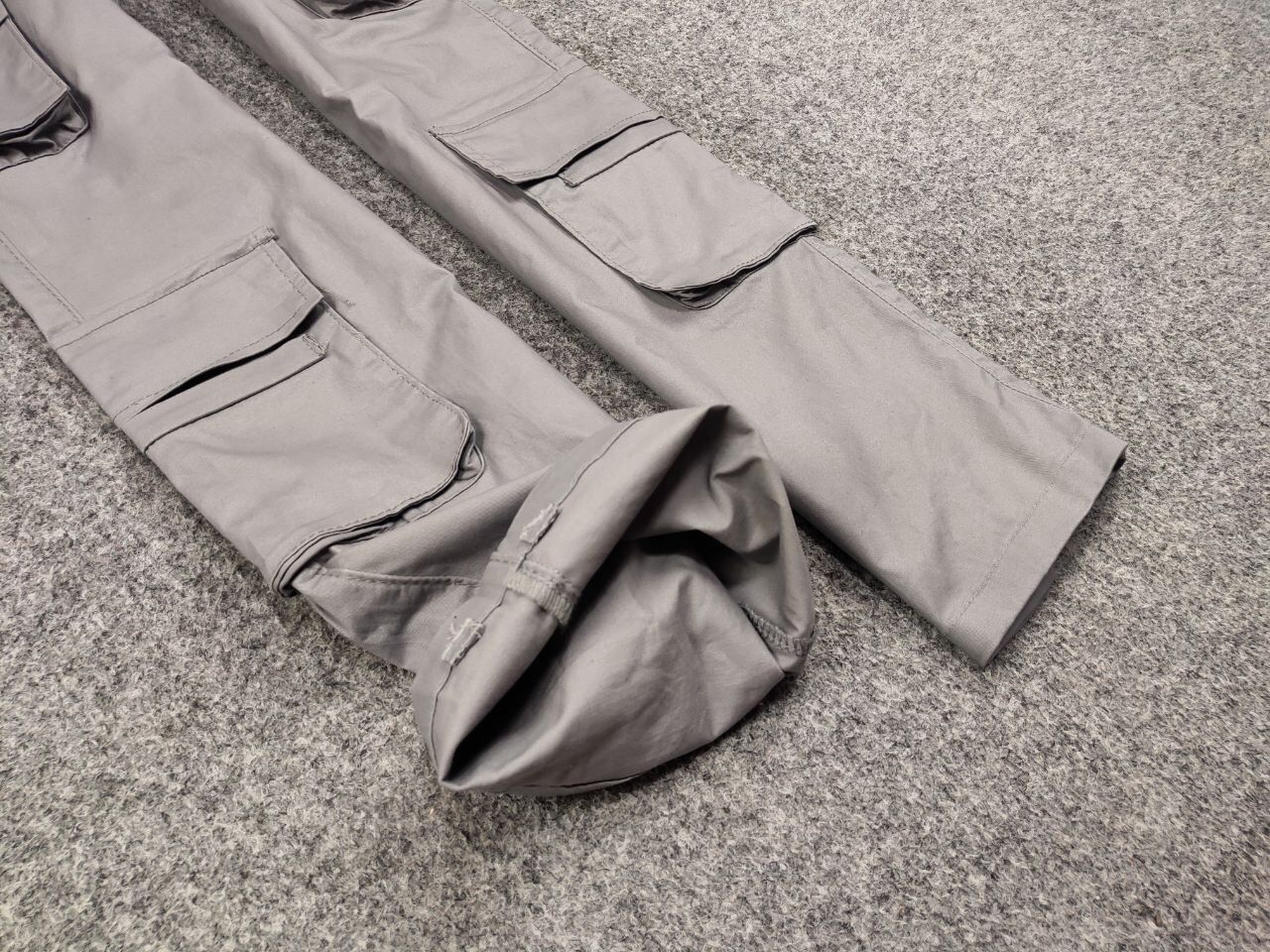 Japanese Brand Vintage 90's Japanese Bondage Zip Bootcut Gray Cargo Pants Size US 30 / EU 46 - 10 Thumbnail
