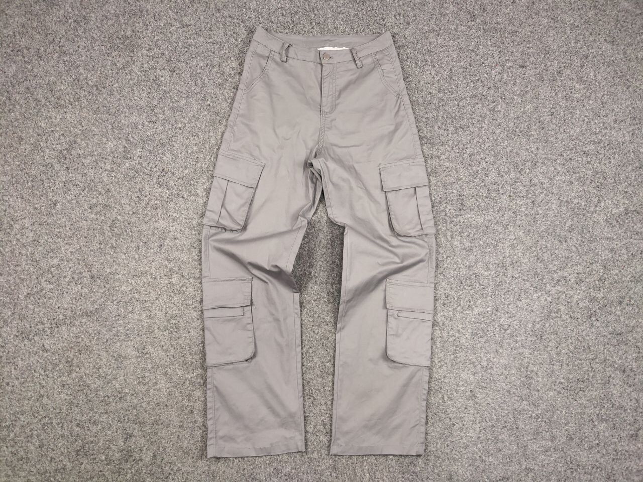 Japanese Brand Vintage 90's Japanese Bondage Zip Bootcut Gray Cargo Pants Size US 30 / EU 46 - 13 Thumbnail