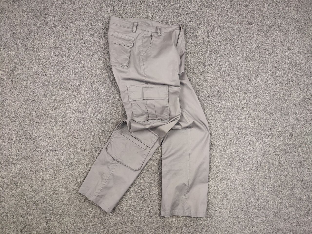 Japanese Brand Vintage 90's Japanese Bondage Zip Bootcut Gray Cargo Pants Size US 30 / EU 46 - 16 Thumbnail