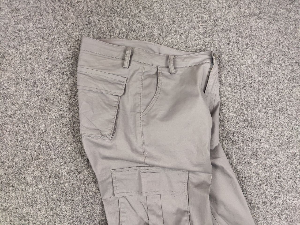 Japanese Brand Vintage 90's Japanese Bondage Zip Bootcut Gray Cargo Pants Size US 30 / EU 46 - 17 Thumbnail