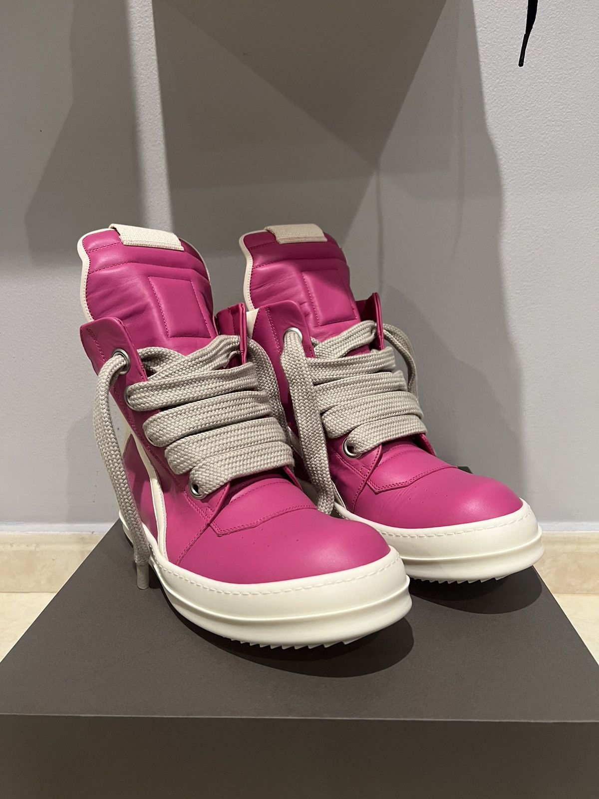 RICK OWENS | JUMBOLACED PADDED HI SNEAKERS
