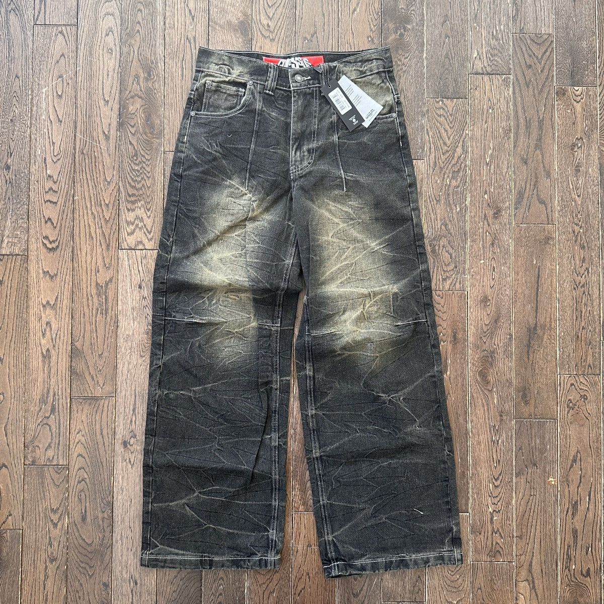 Jaded London Washed black razor Jean | Grailed