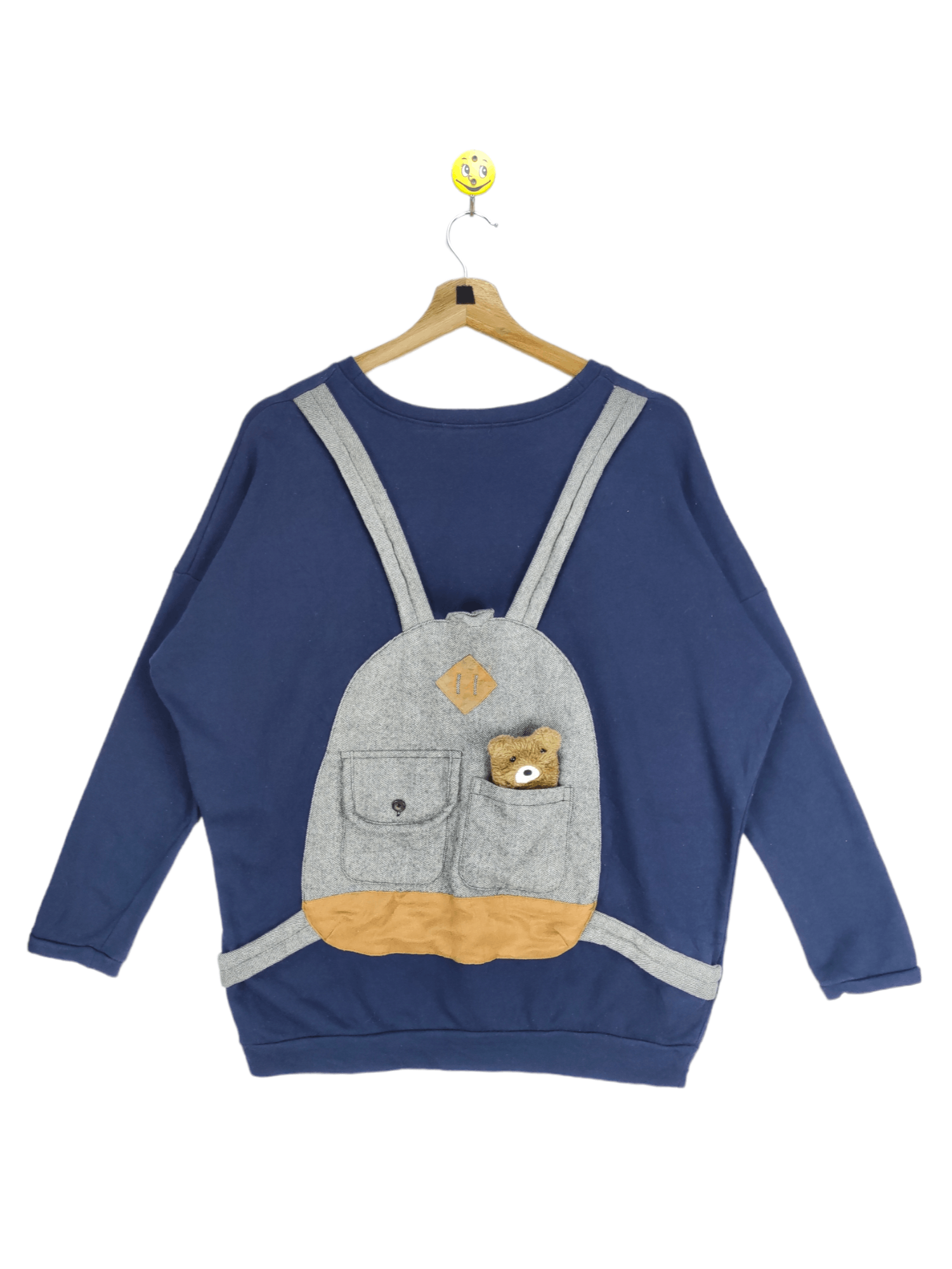 Japanese Brand Steals🔥Sweatshirt Cartoon Printed Bag Bear Size M / US 6-8 / IT 42-44 - 1 Thumbnail