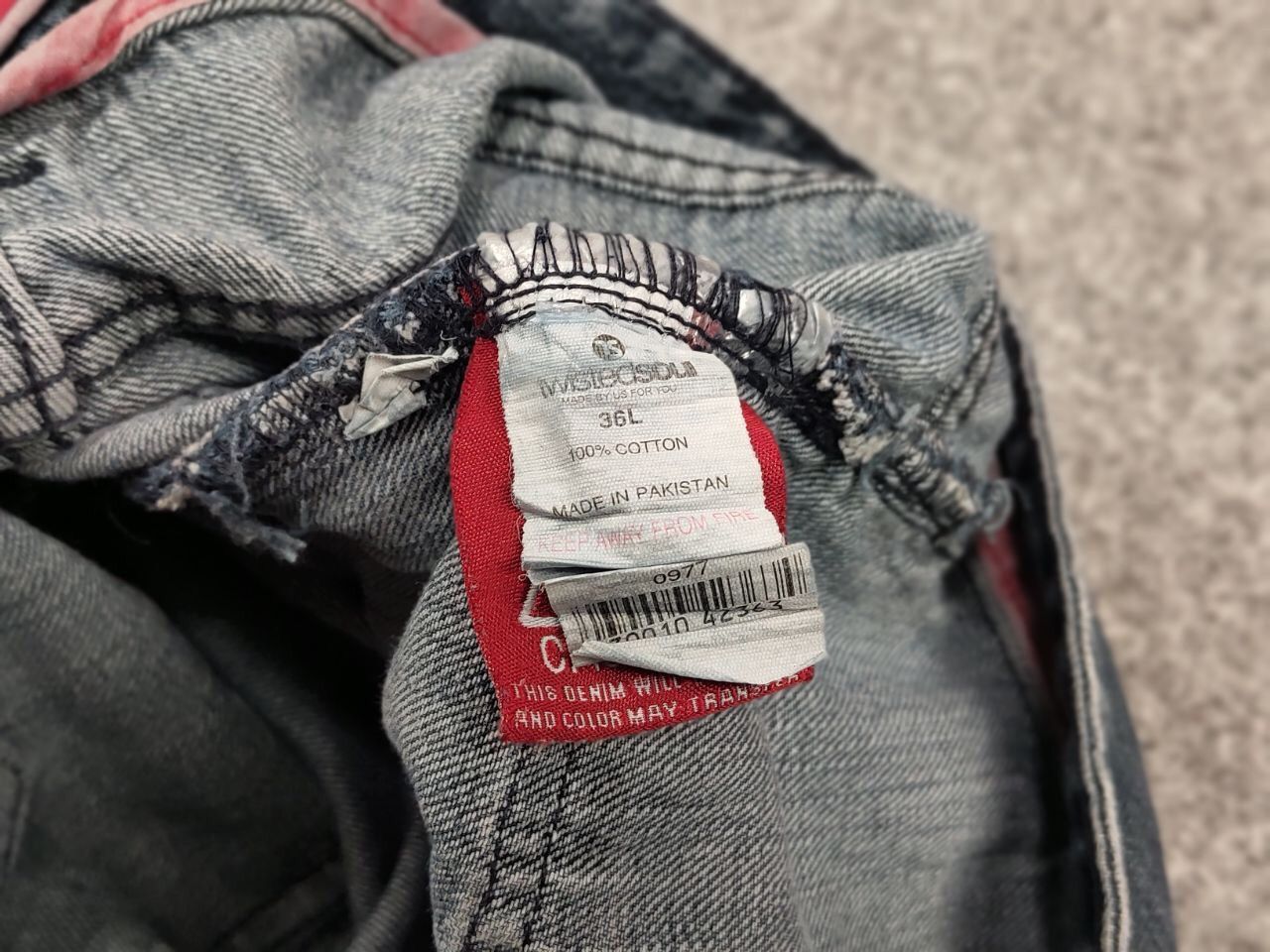 Japanese Brand Vintage 90's Japanese Denim Baggy Cargo Zip Jeans Y2K Style Size US 36 / EU 52 - 20 Thumbnail