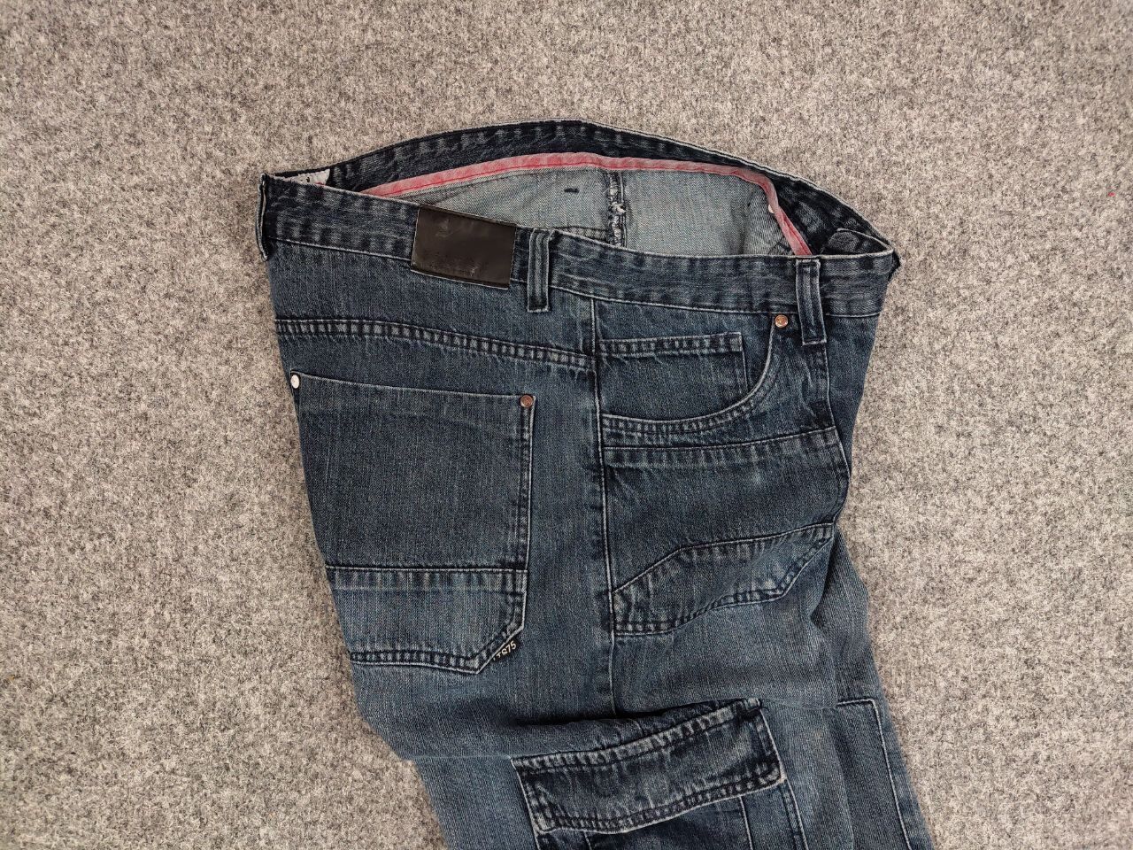 Japanese Brand Vintage 90's Japanese Denim Baggy Cargo Zip Jeans Y2K Style Size US 36 / EU 52 - 17 Thumbnail