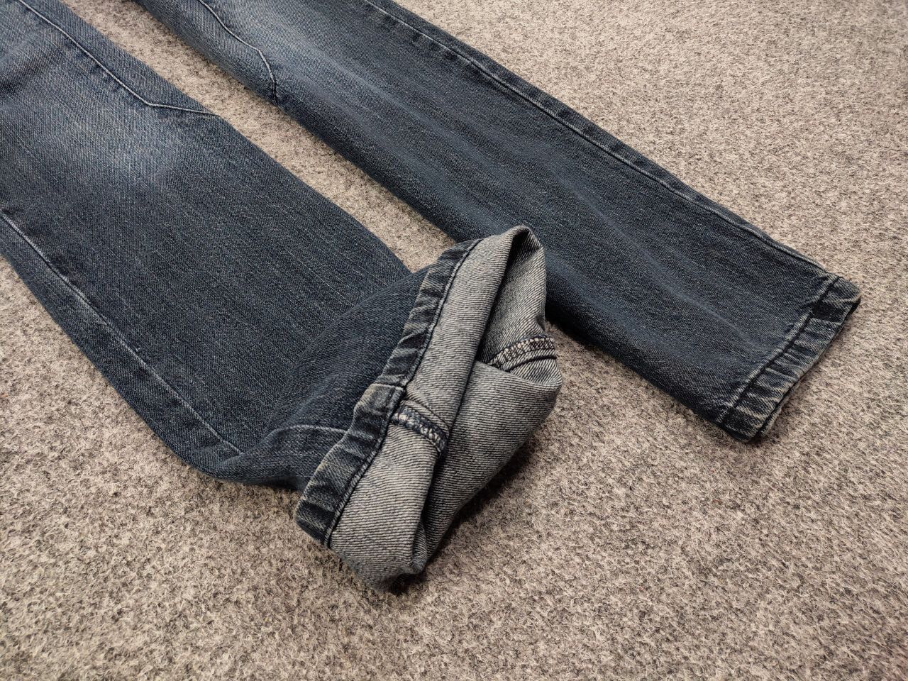 Japanese Brand Vintage 90's Japanese Denim Baggy Cargo Zip Jeans Y2K Style Size US 36 / EU 52 - 11 Thumbnail