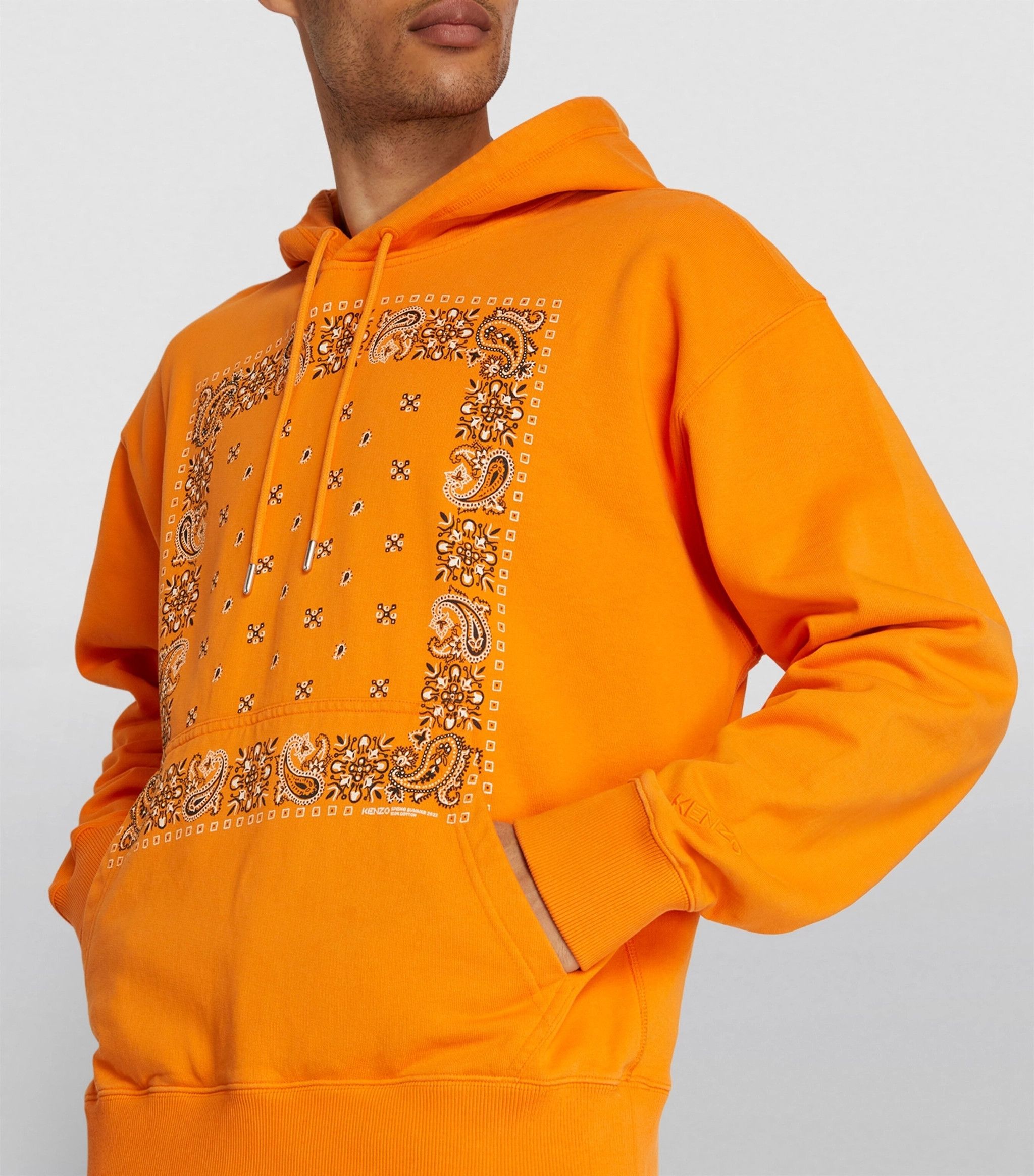 Men's Kenzo Bandana Print Hoodie