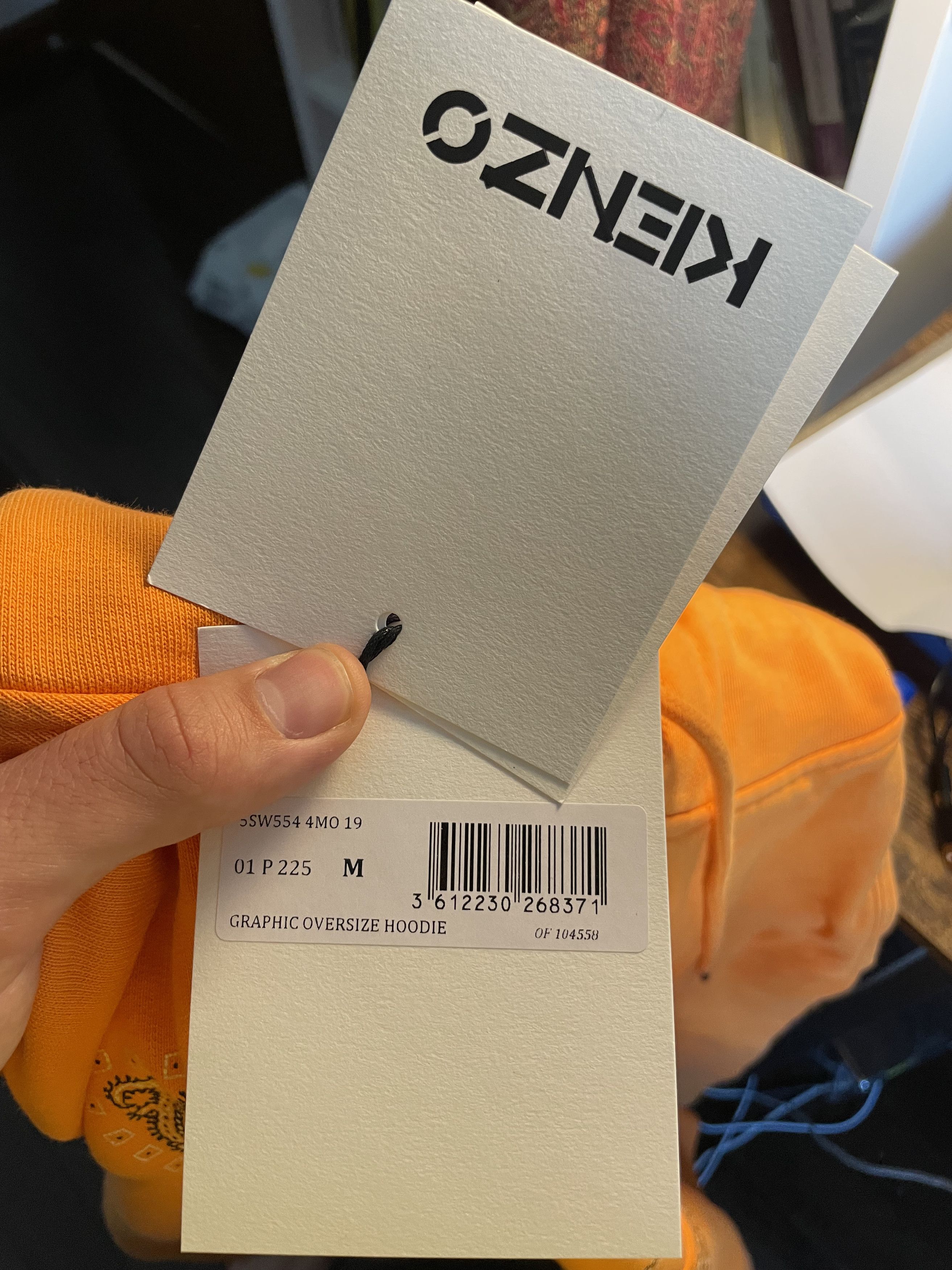 Men's Kenzo Bandana Print Hoodie