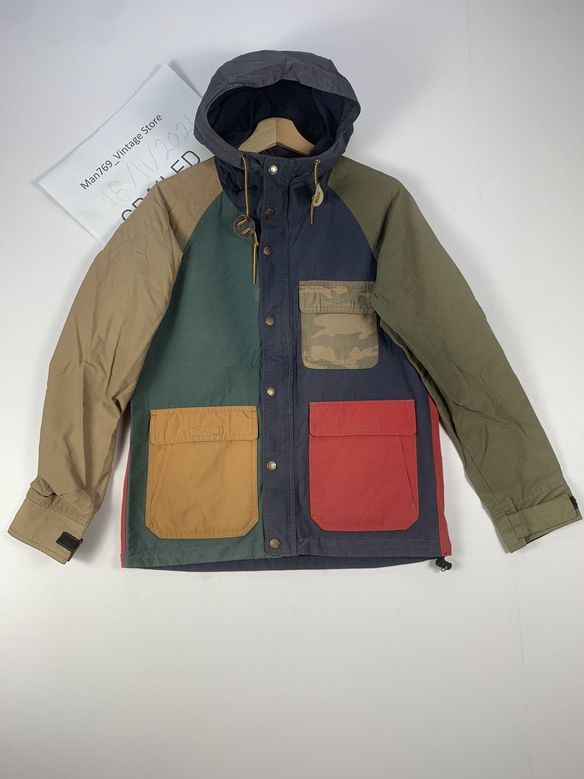 Vintage Reversible Jacket Colour Block Jumper