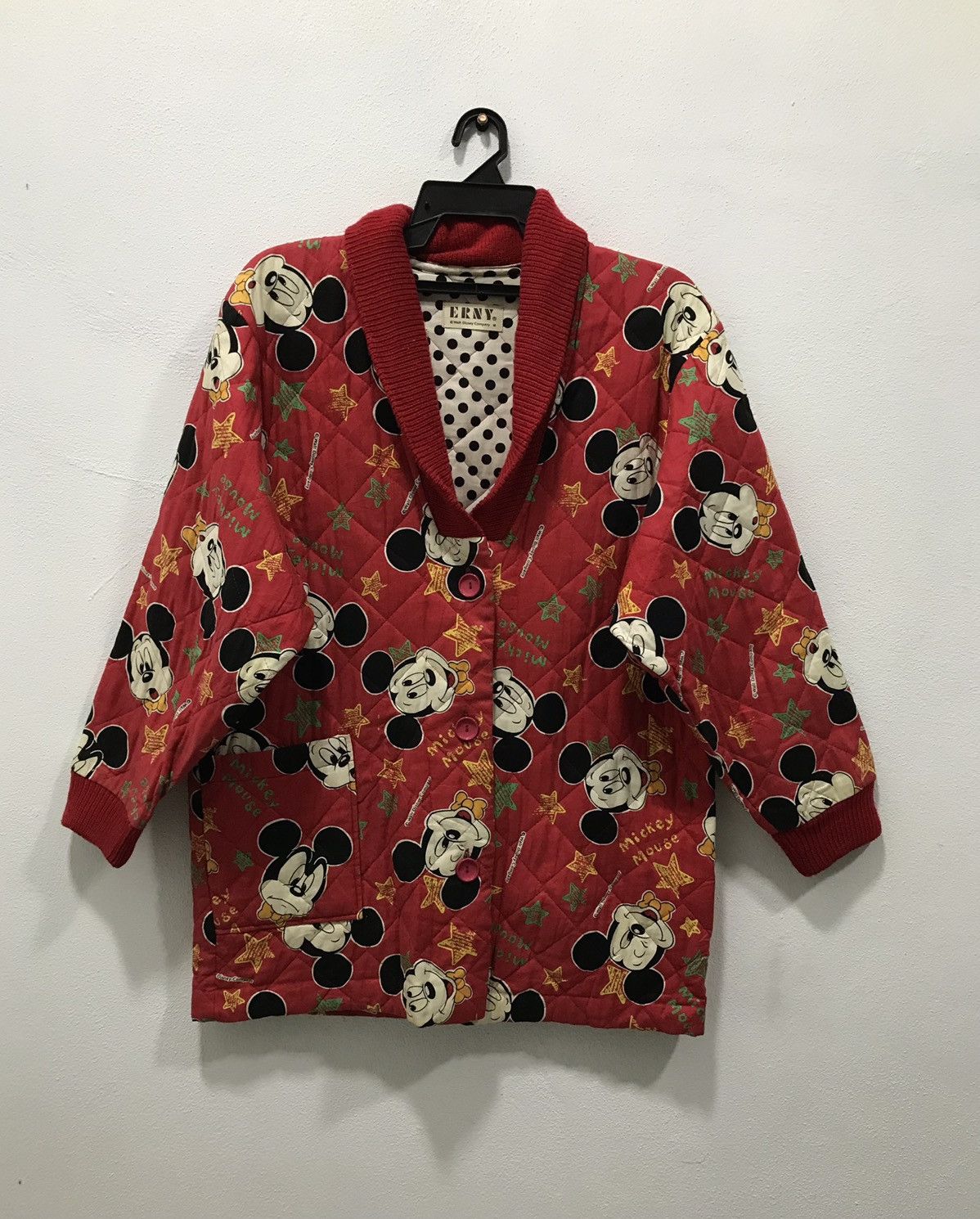 Cartoon Network × Disney × Mickey Mouse VTG MICKEY MOUSE WALT DISNEY COMPANY KIMONO JACKET BY ERNY Size US M / EU 48-50 / 2 - 1 Thumbnail