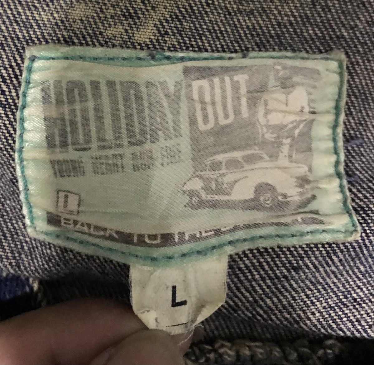 Japanese Brand HOLIDAY OUT BACK TO THE STREET JACKET Size US L / EU 52-54 / 3 - 12 Thumbnail