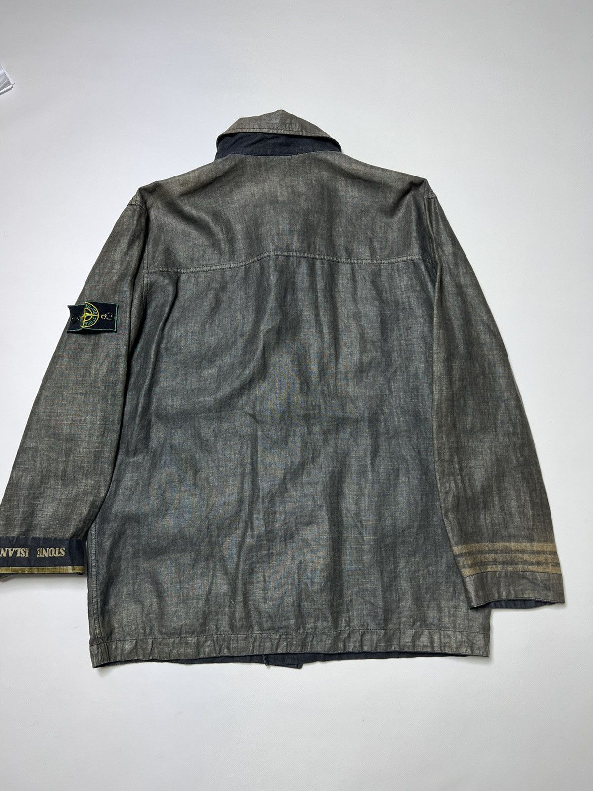 Stone Island Stone Island bilateral SS 1998 Lino flax Jacket M