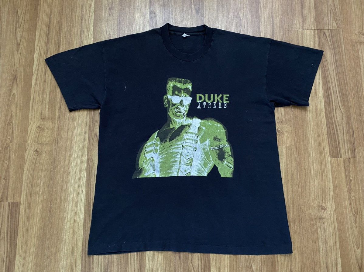 1990x Clothing × The Game × Vintage Vintage Y2K 1997 Duke Nukem Extreme  Gaming T Shirt Diablo | Grailed