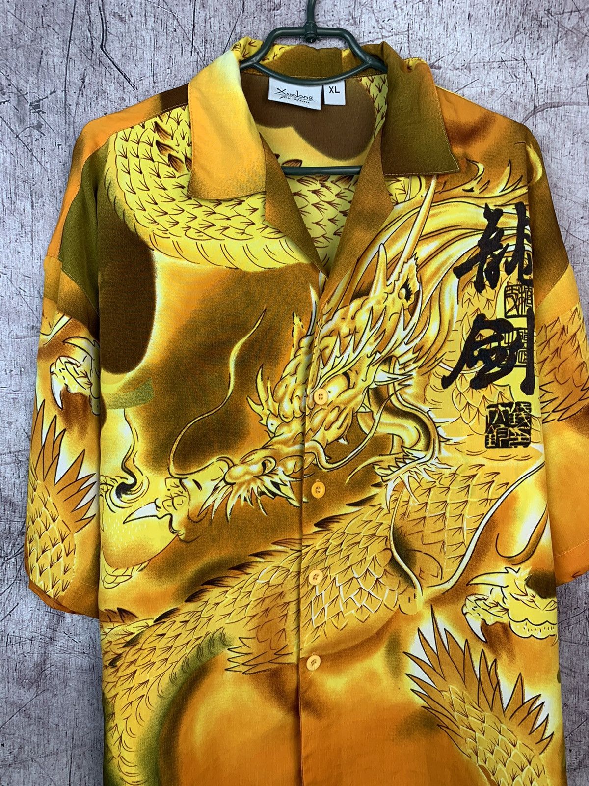 Japanese Brand Vintage Japanese Dragon Y2K Shirt Size US XL / EU 56 / 4 - 2 Thumbnail