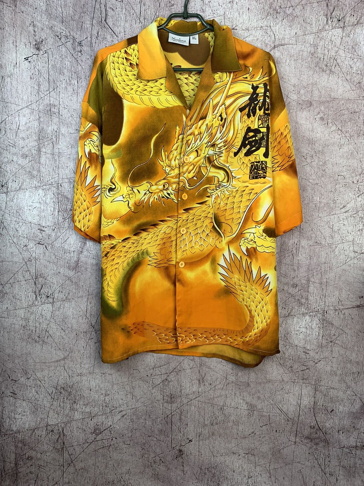 Japanese Brand Vintage Japanese Dragon Y2K Shirt Size US XL / EU 56 / 4 - 1 Thumbnail