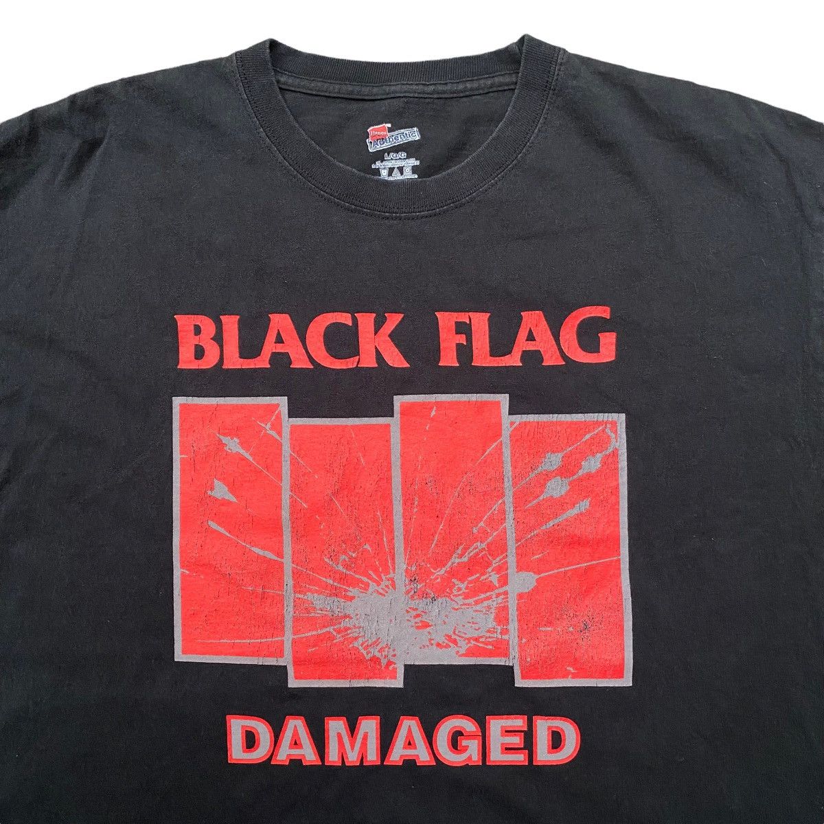 Black Flag Damaged Vintage American Punk Rock Band Shirt. #W