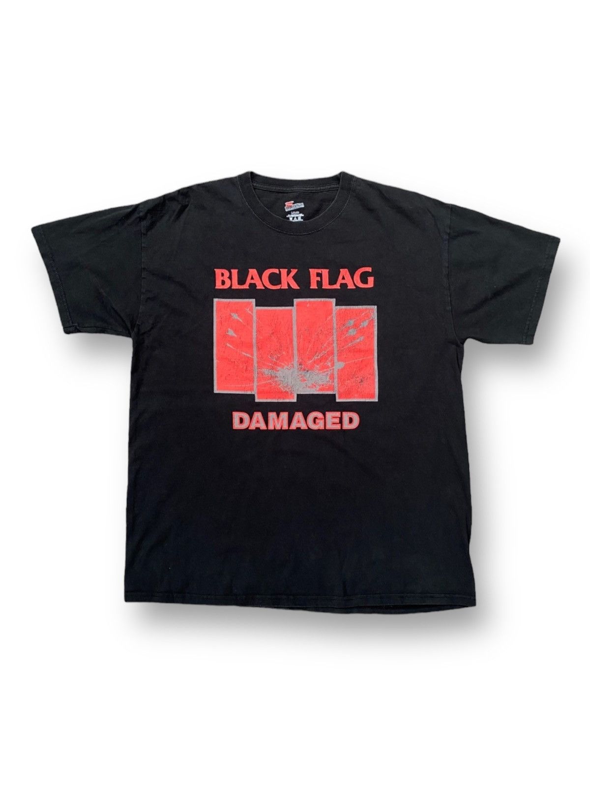 Black Flag Damaged Vintage American Punk Rock Band Shirt. #W
