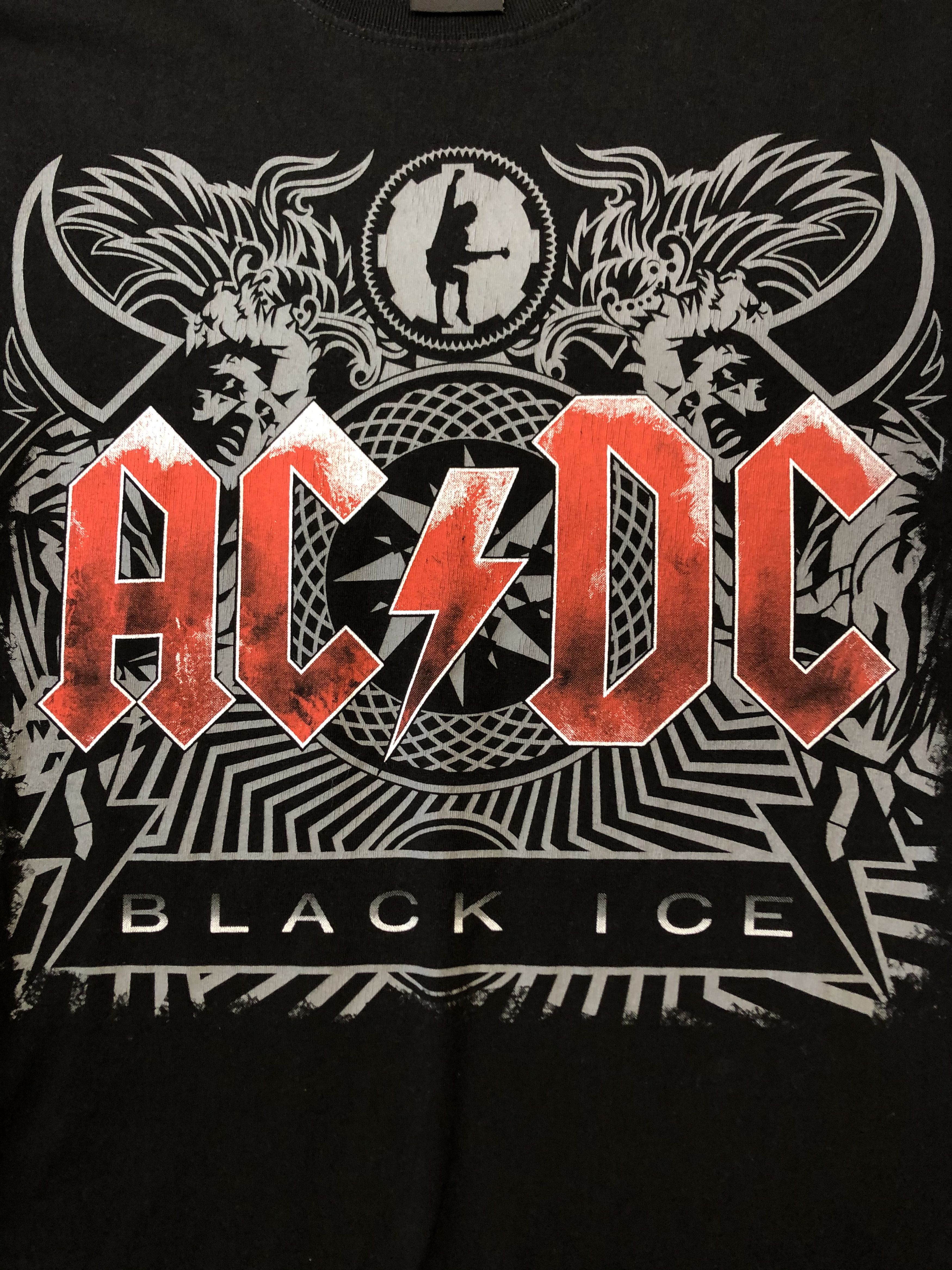 AC/DC × Band Tees × Vintage Vintage Ac/Dc Black Ice Tee Band Vintage Y2K Hype Drill Size US L / EU 52-54 / 3 - 3 Thumbnail