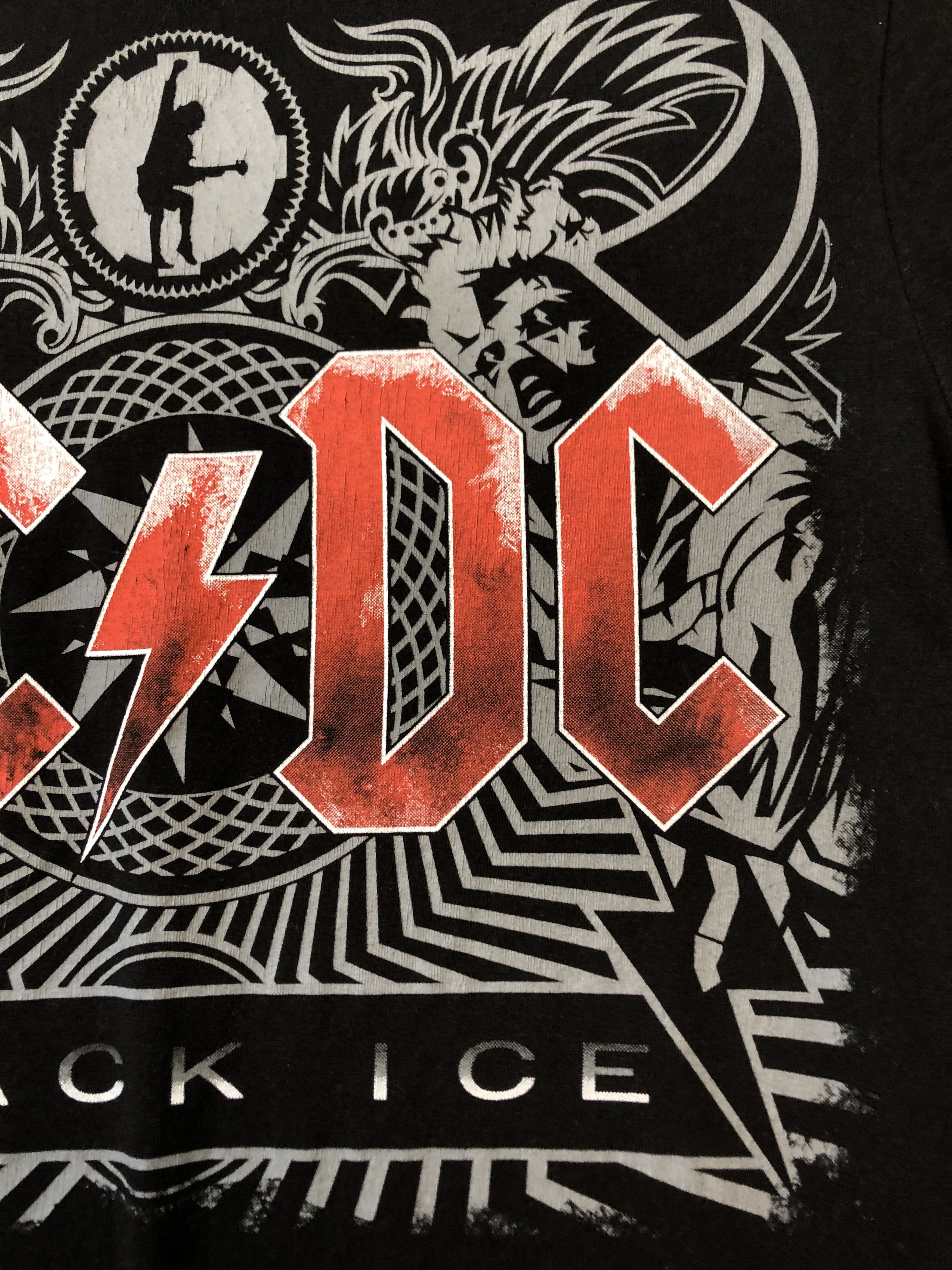 AC/DC × Band Tees × Vintage Vintage Ac/Dc Black Ice Tee Band Vintage Y2K Hype Drill Size US L / EU 52-54 / 3 - 5 Thumbnail