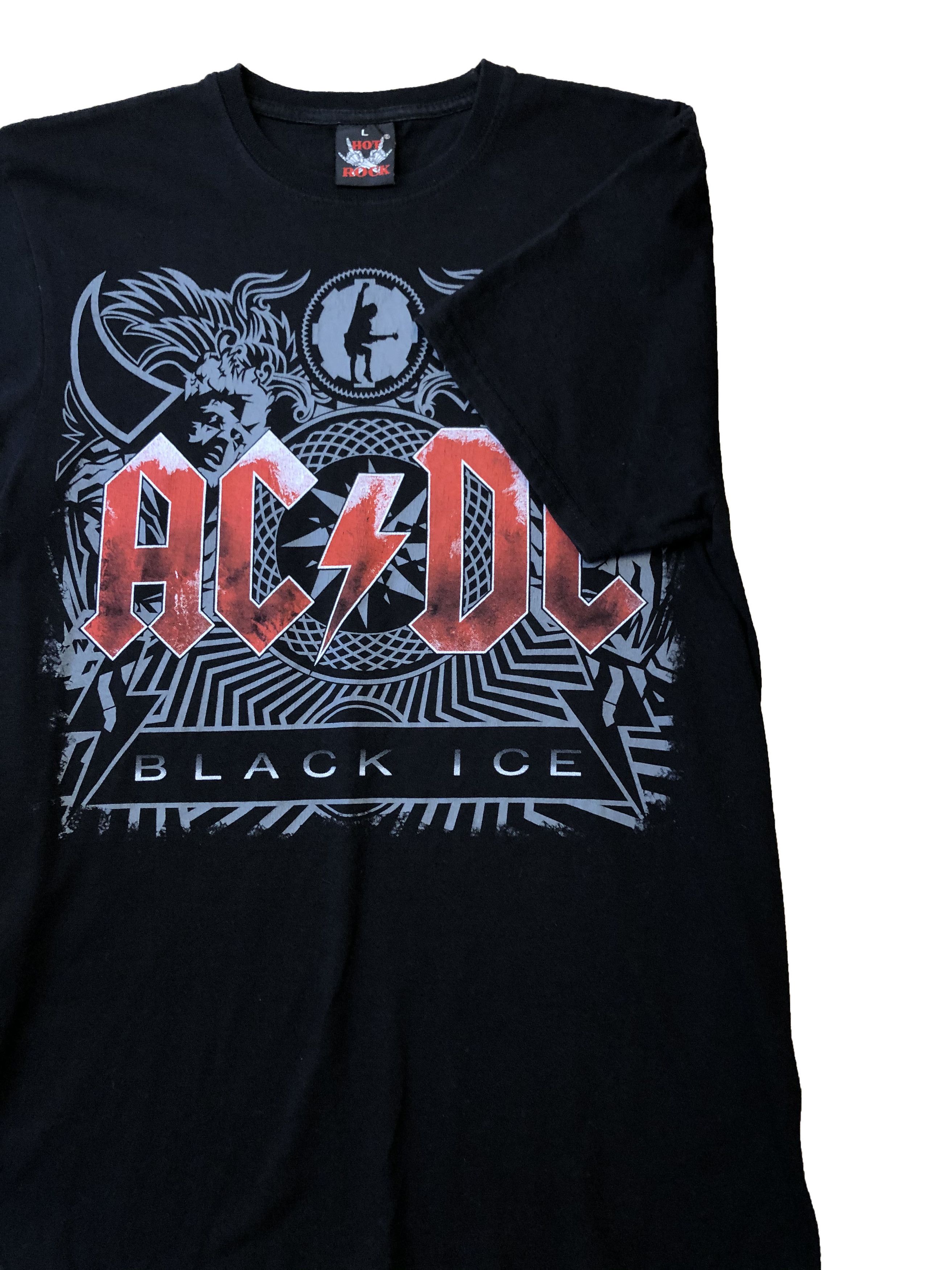 AC/DC × Band Tees × Vintage Vintage Ac/Dc Black Ice Tee Band Vintage Y2K Hype Drill Size US L / EU 52-54 / 3 - 2 Thumbnail