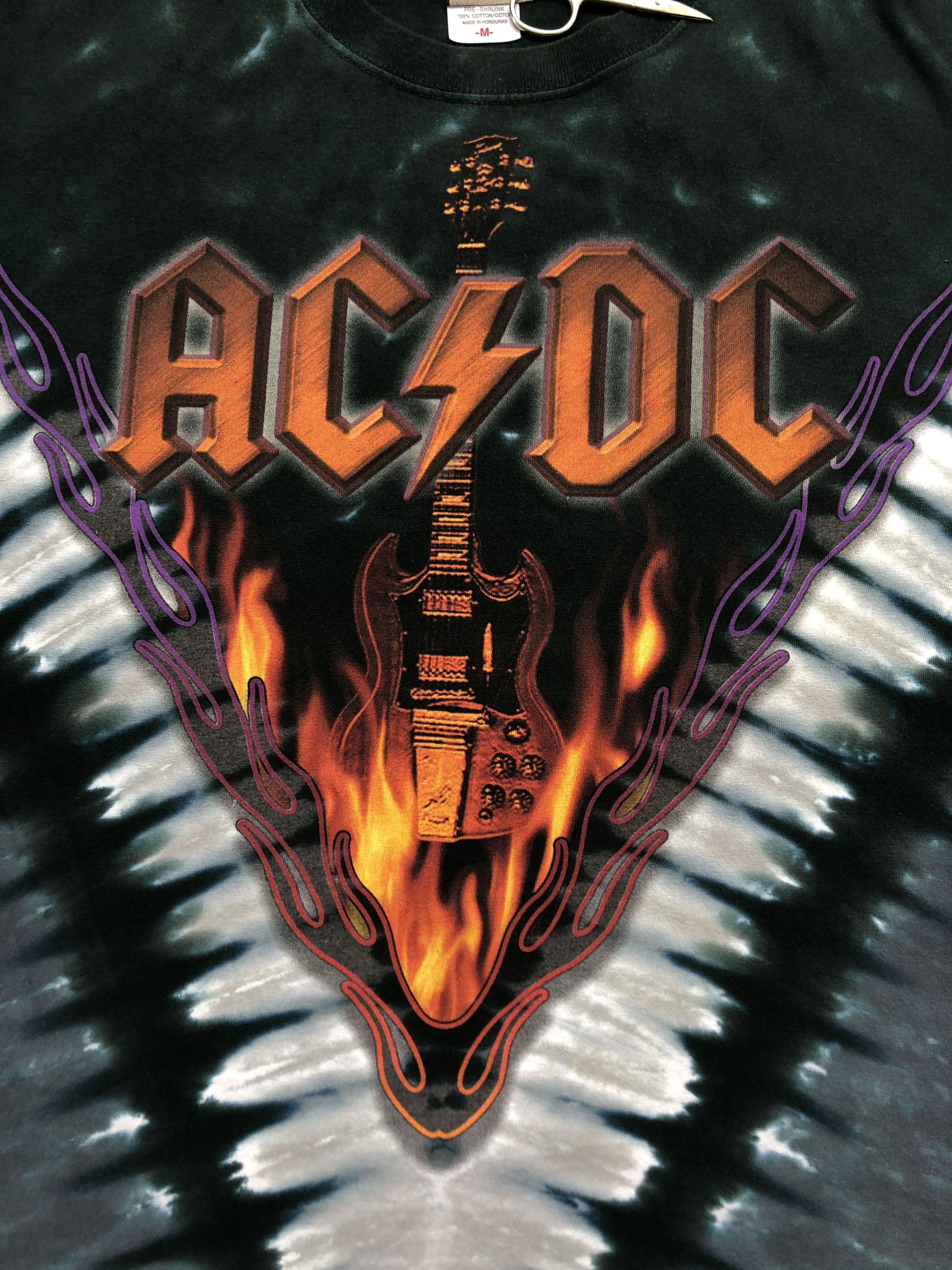AC/DC × Liquid Blue × Vintage Vintage Liquid Blue Tee Ac/Dc Hell's Bells Band Y2K Hype Size US M / EU 48-50 / 2 - 3 Thumbnail
