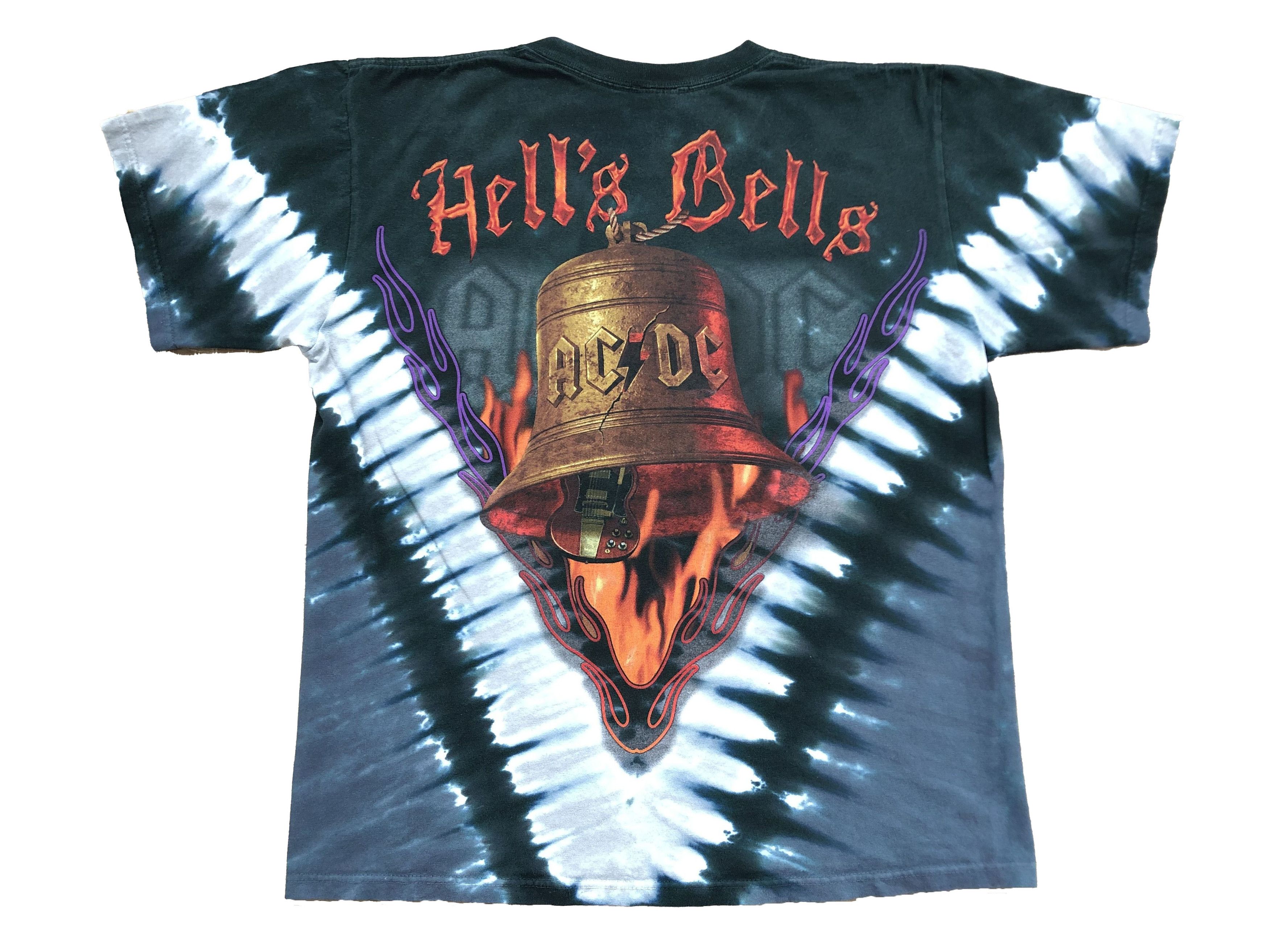 AC/DC × Liquid Blue × Vintage Vintage Liquid Blue Tee Ac/Dc Hell's Bells Band Y2K Hype Size US M / EU 48-50 / 2 - 2 Thumbnail