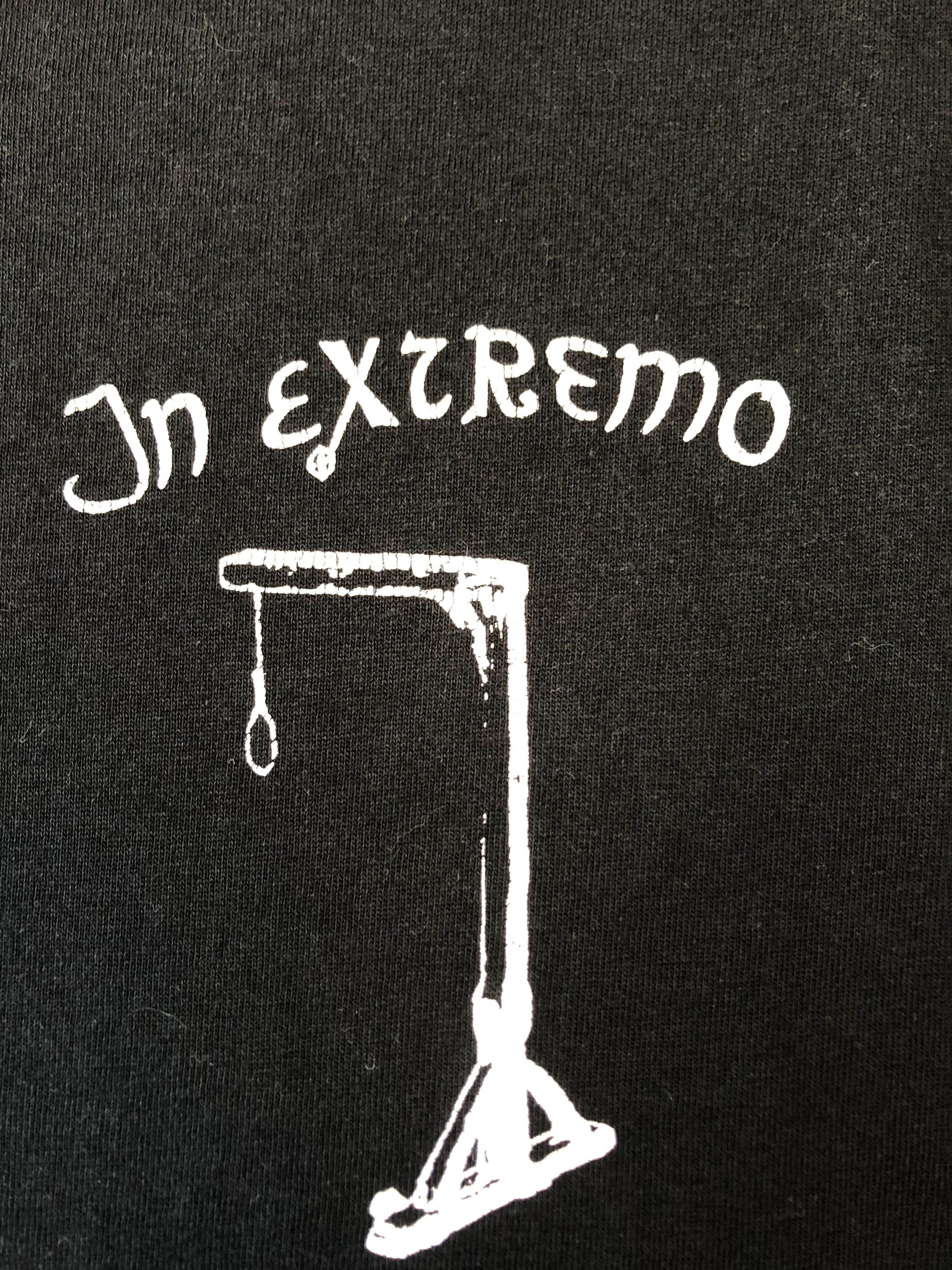 Band Tees Vintage In Extremo Tee Band Shirt Rare Y2k Hype Drill Size US M / EU 48-50 / 2 - 3 Thumbnail