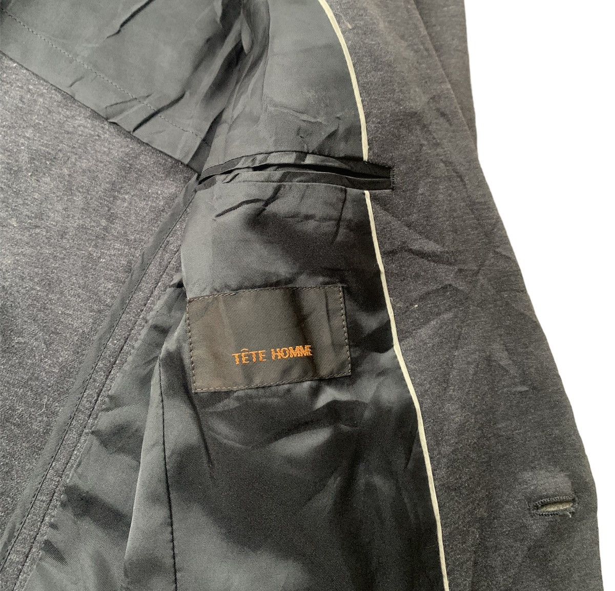 Issey Miyake Vintage Issey Miyake Tete Homme Blazer Jacket Size S / US 4 / IT 40 - 3 Thumbnail
