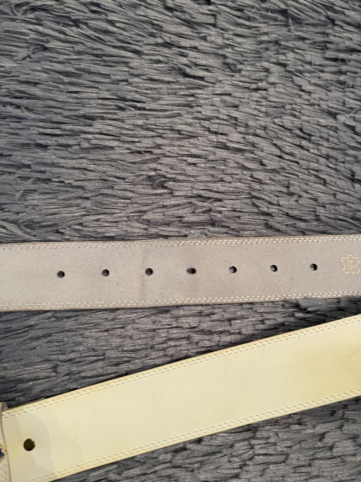Vintage Vintage 90s military real leather sailor belt 91cm Size 30 - 4 Thumbnail