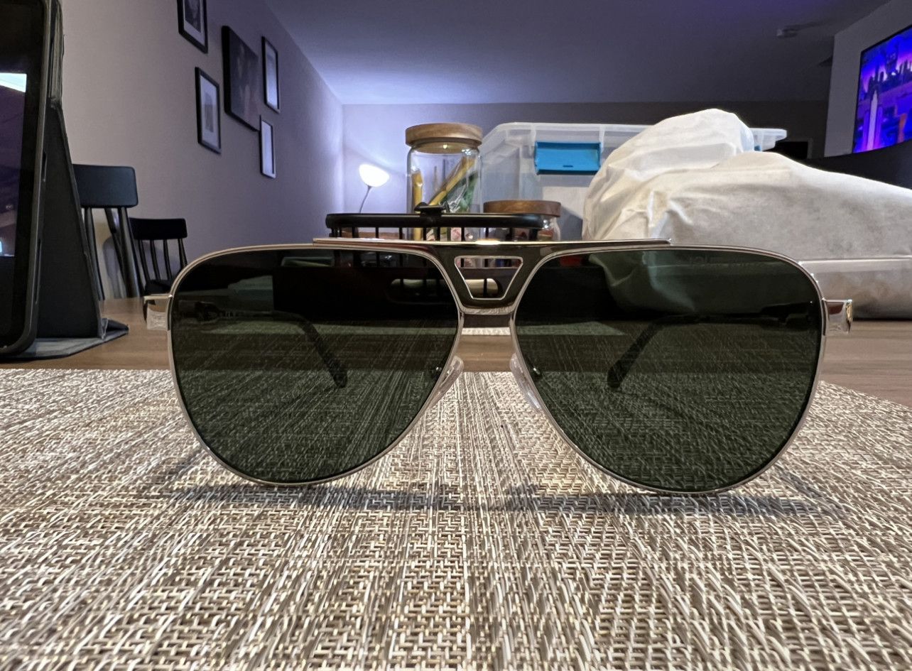 Luis Vuitton “Charleston” Mens Mirrored Sunglasses