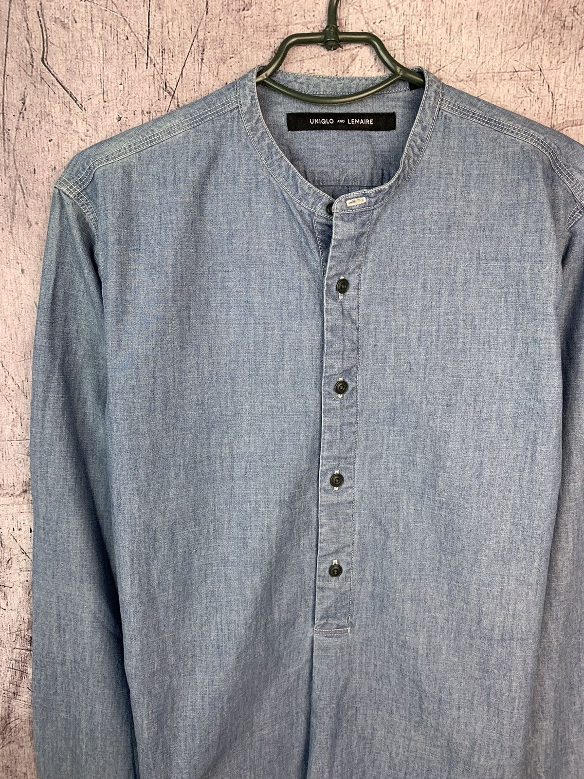 Lemaire × Uniqlo Uniqlo X Lemaire Chambray Button Shirts Size US M / EU 48-50 / 2 - 2 Thumbnail