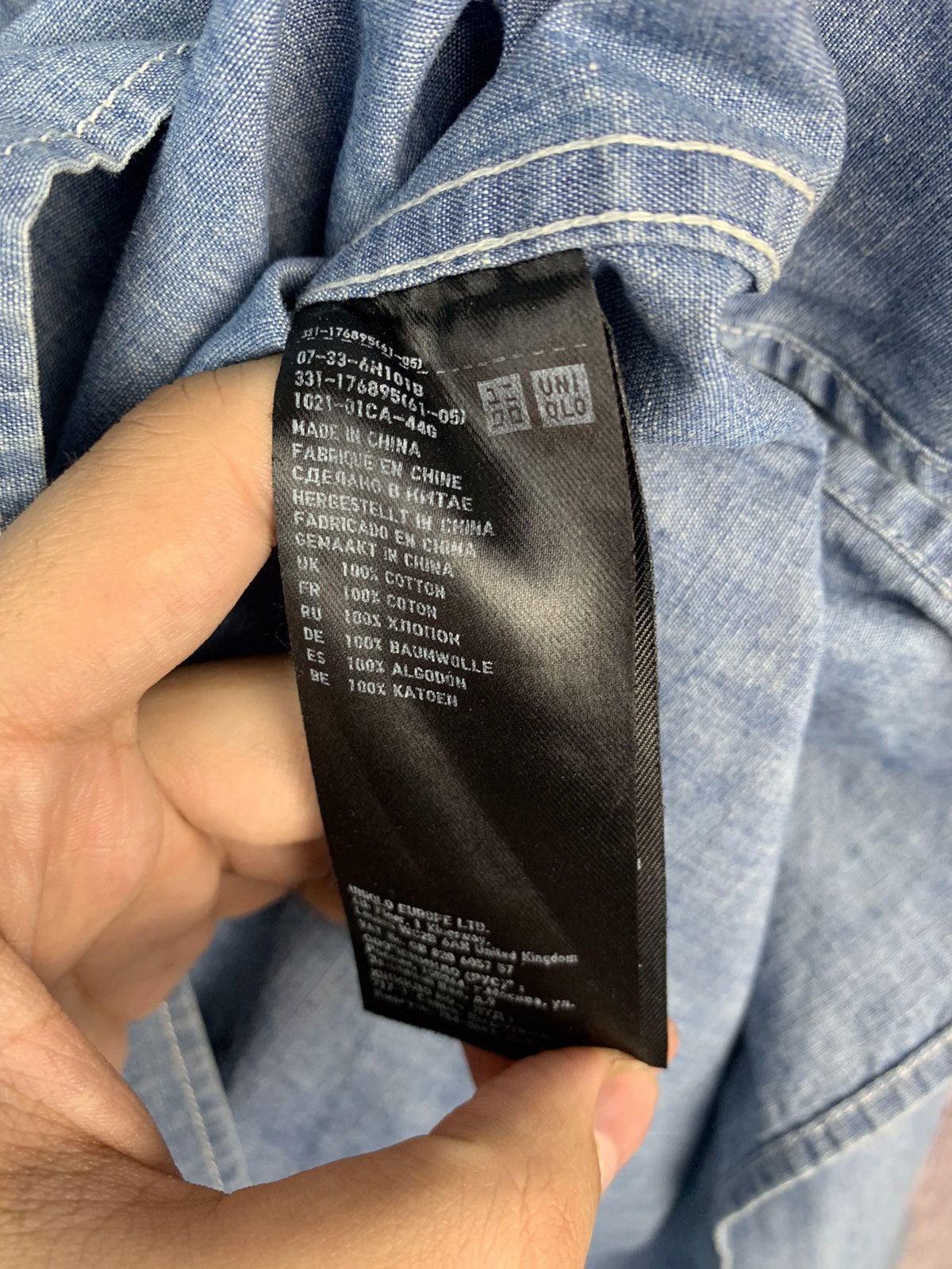 Lemaire × Uniqlo Uniqlo X Lemaire Chambray Button Shirts Size US M / EU 48-50 / 2 - 7 Thumbnail