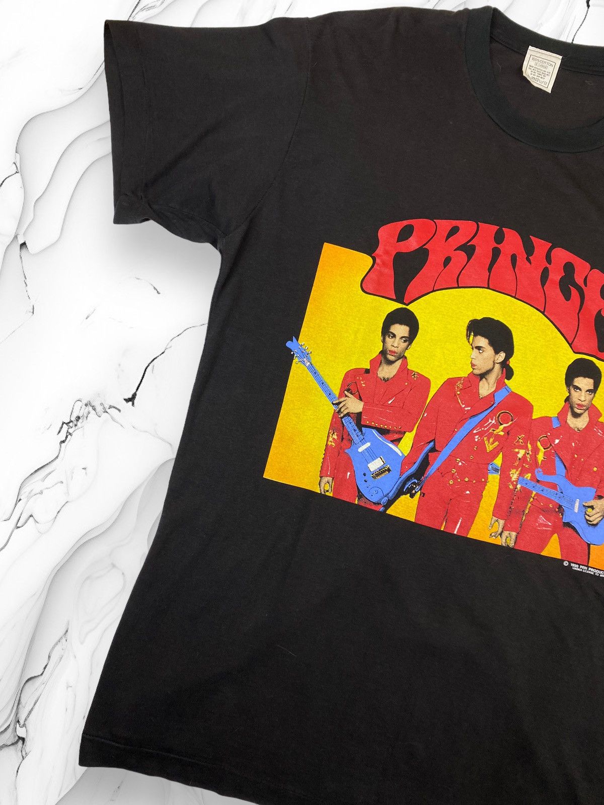 Band Tees Vintage Prince 1990 Tour T-Shirt Tee Rare Band Tee Men’s XL Size US XL / EU 56 / 4 - 2 Thumbnail
