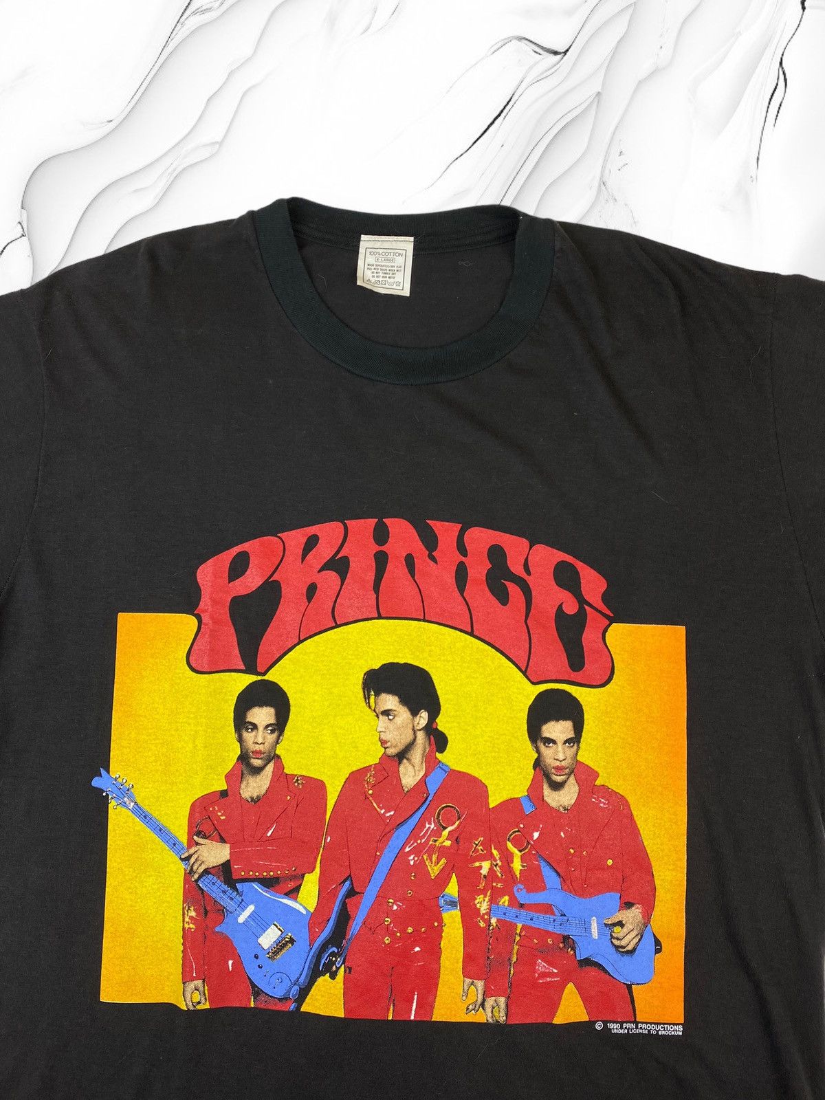 Band Tees Vintage Prince 1990 Tour T-Shirt Tee Rare Band Tee Men’s XL Size US XL / EU 56 / 4 - 4 Thumbnail