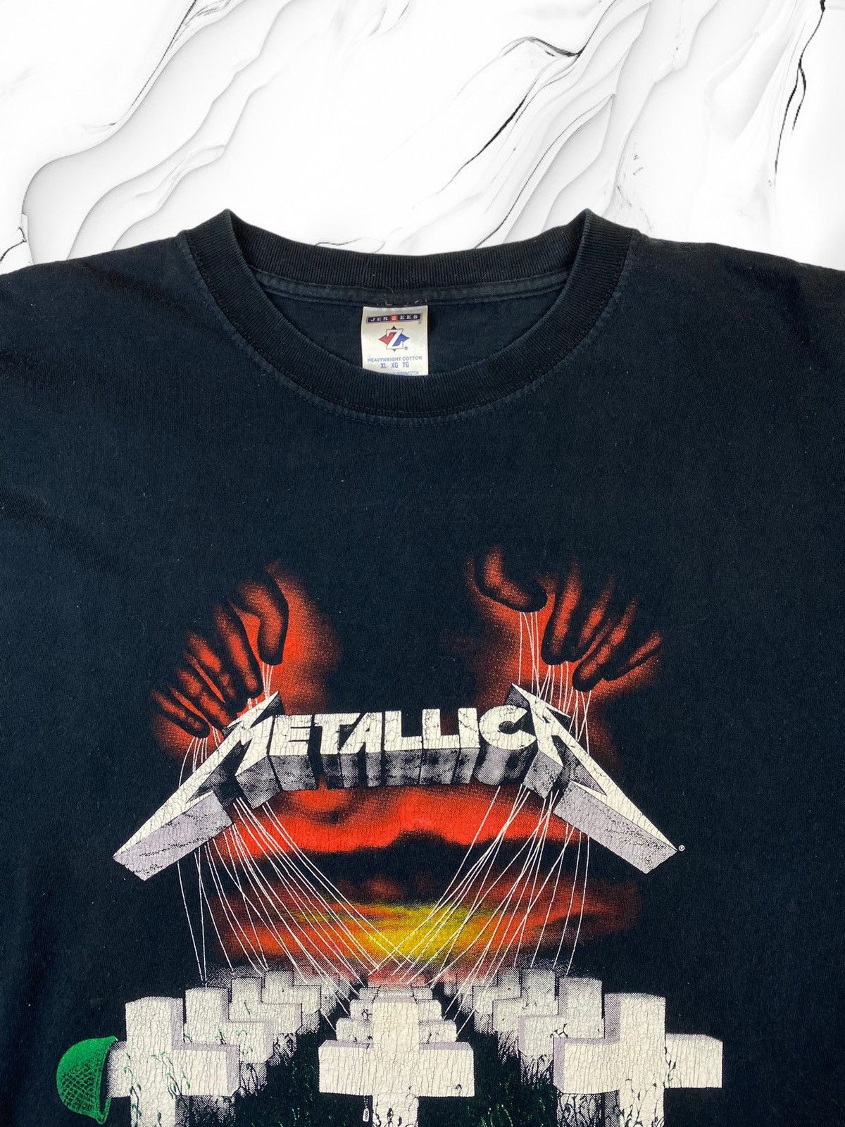 Metallica Vintage Metallica Master Of Puppets T Shirt Tee Size US XL / EU 56 / 4 - 4 Thumbnail