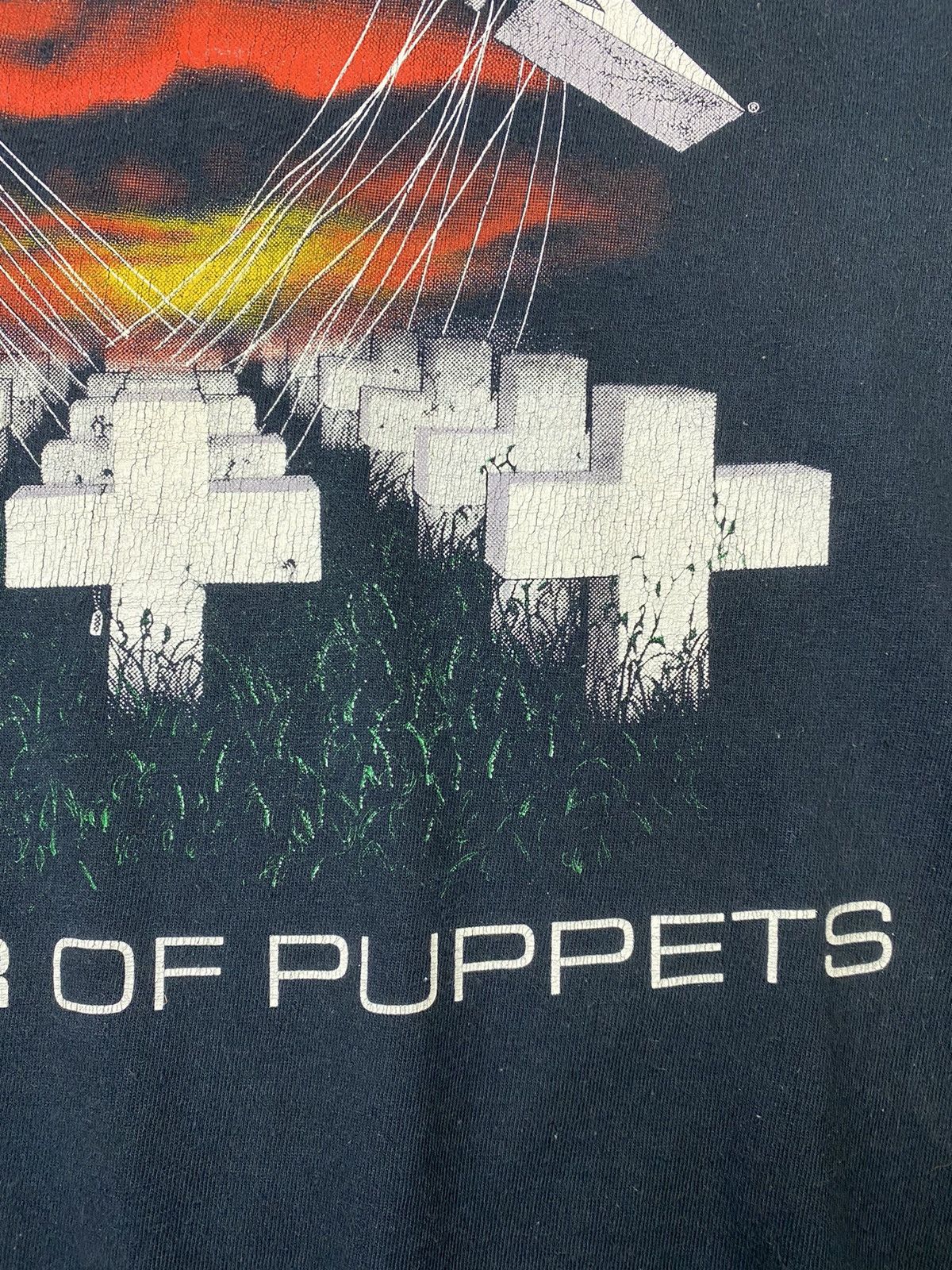 Metallica Vintage Metallica Master Of Puppets T Shirt Tee Size US XL / EU 56 / 4 - 9 Thumbnail