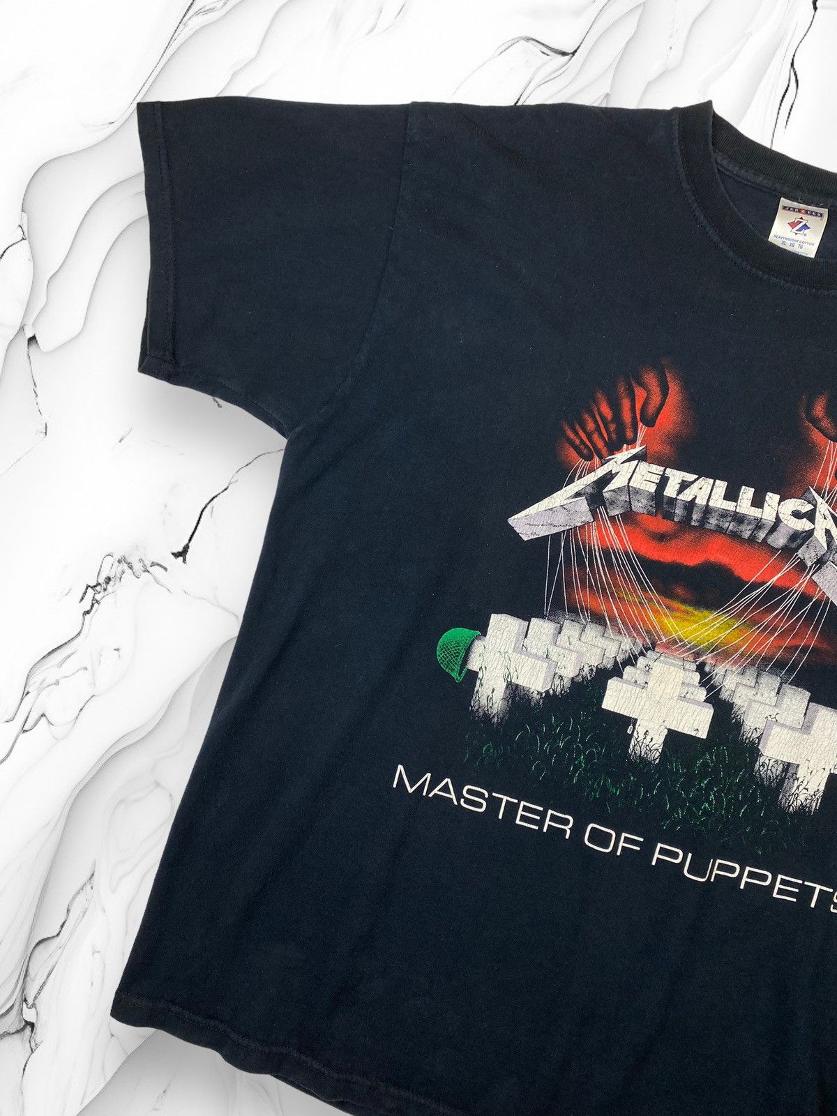 Metallica Vintage Metallica Master Of Puppets T Shirt Tee Size US XL / EU 56 / 4 - 2 Thumbnail