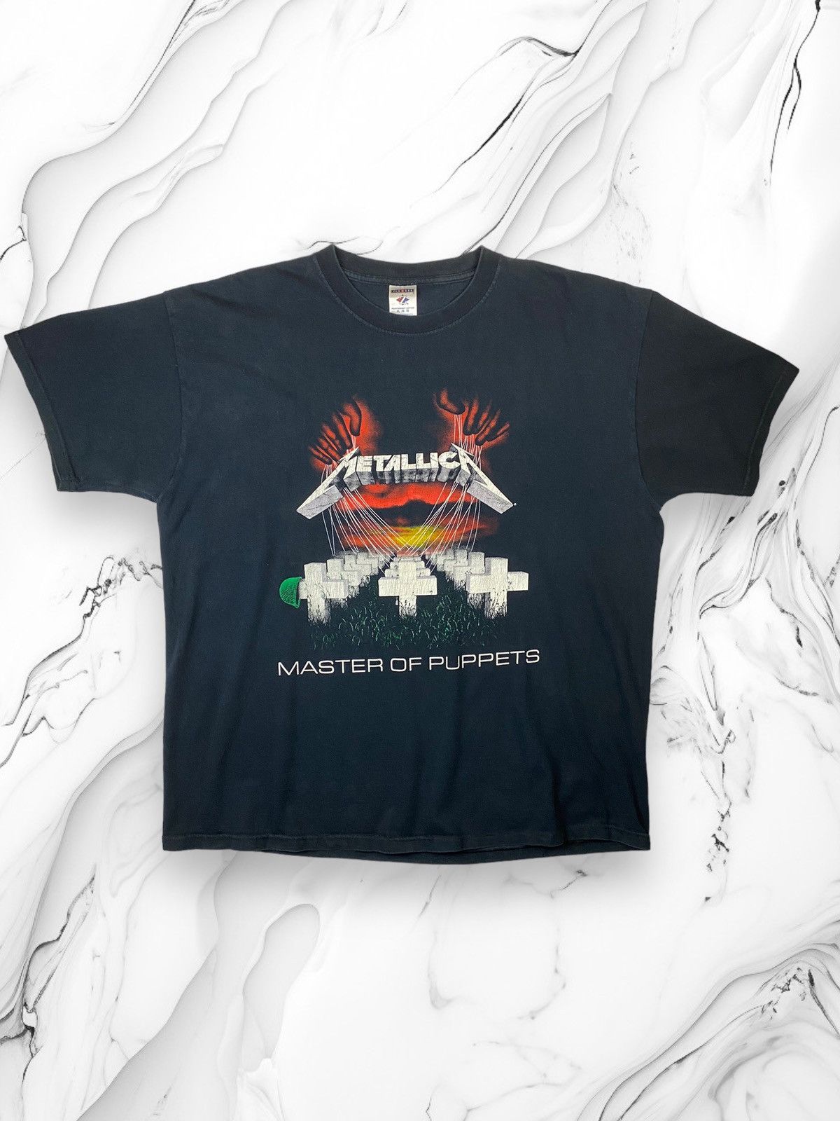 Metallica Vintage Metallica Master Of Puppets T Shirt Tee Size US XL / EU 56 / 4 - 1 Thumbnail