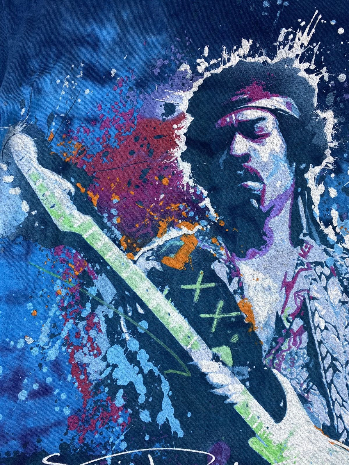 Jimi Hendrix × Vintage Vintage Jimi Hendrix T Shirt Size S Size US L / EU 52-54 / 3 - 3 Thumbnail