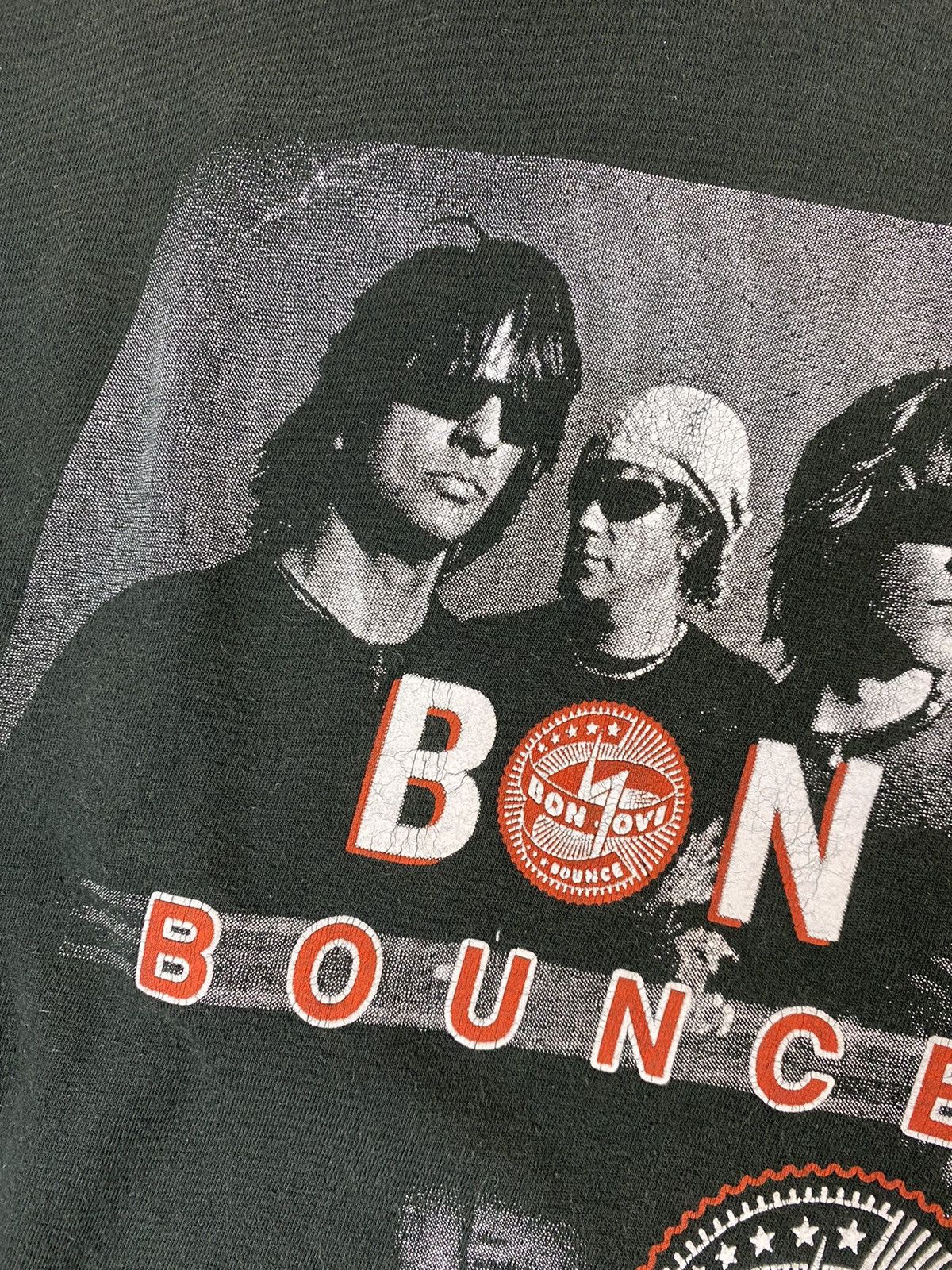 Bon Jovi Mens Vintage Bon Jovi The Bounce Tour T Shirt Tee Size XL Size US XL / EU 56 / 4 - 4 Thumbnail
