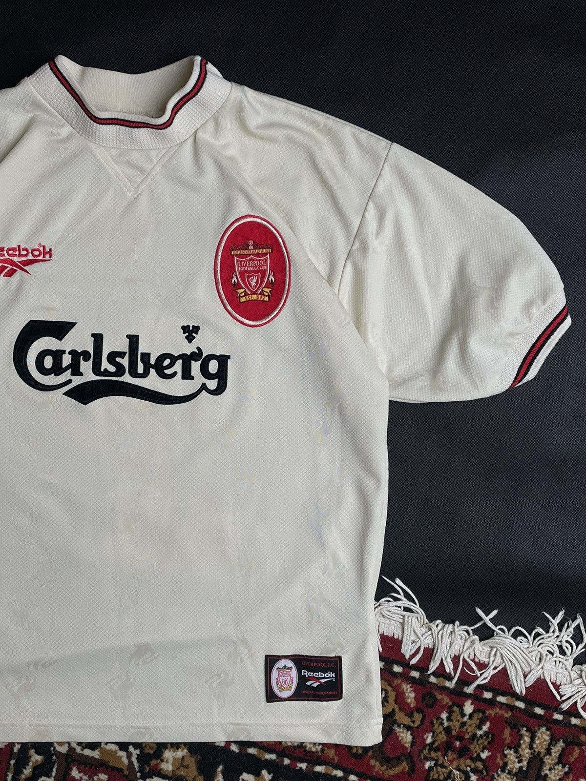Vintage VINTAGE LIVERPOOL ENGLAND 1996/1997 Jersey Reebok Size US M / EU 48-50 / 2 - 2 Thumbnail