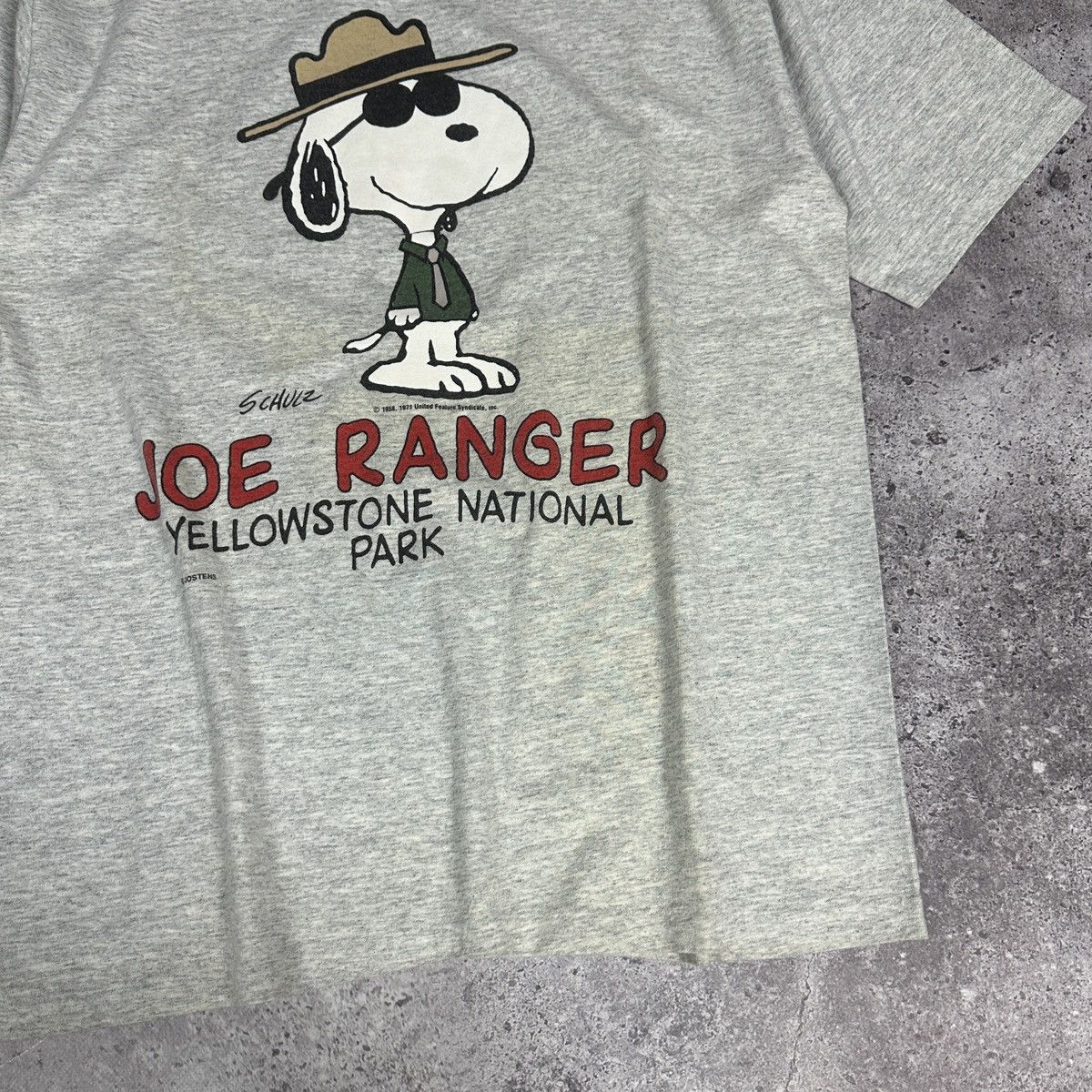 Peanuts Vintage 90s Joe Ranger Yellowstone park Snoopy tee Peanuts Size US L / EU 52-54 / 3 - 4 Thumbnail