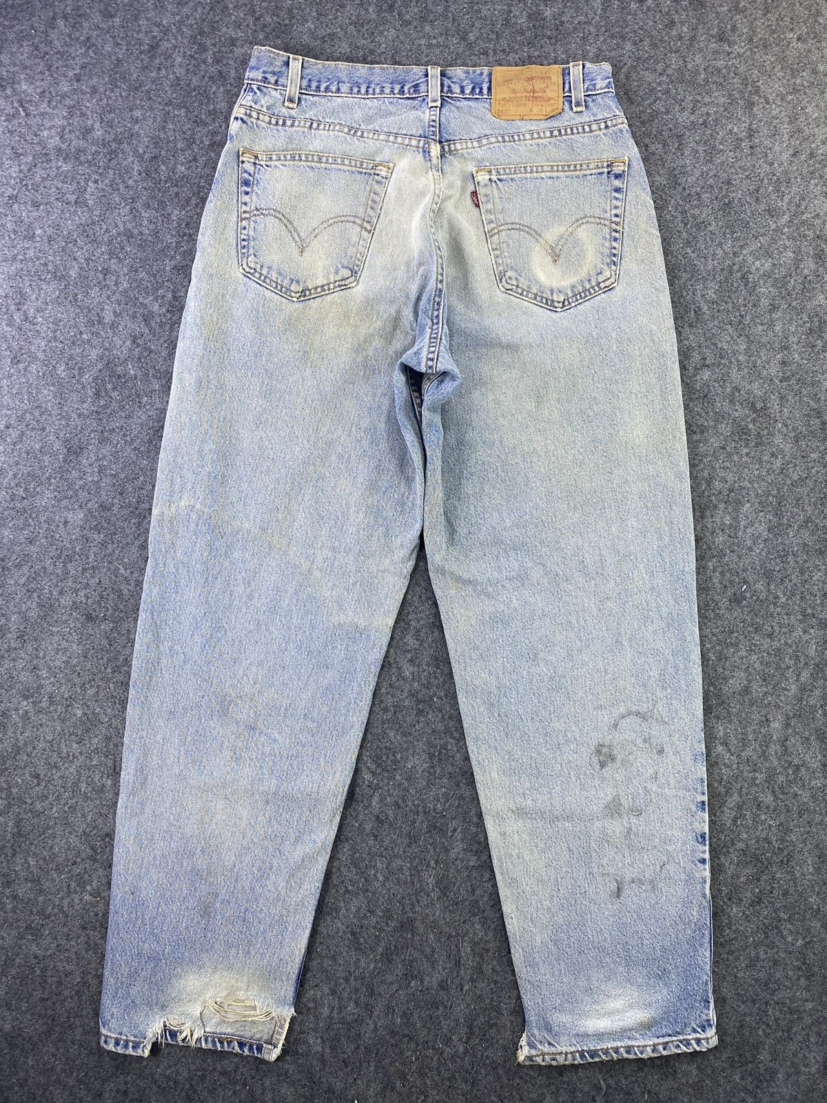 Levi's VINTAGE LEVI'S 560 RUSTY BLUE WASH JEANS - J667 Size US 34 / EU 50 - 2 Thumbnail