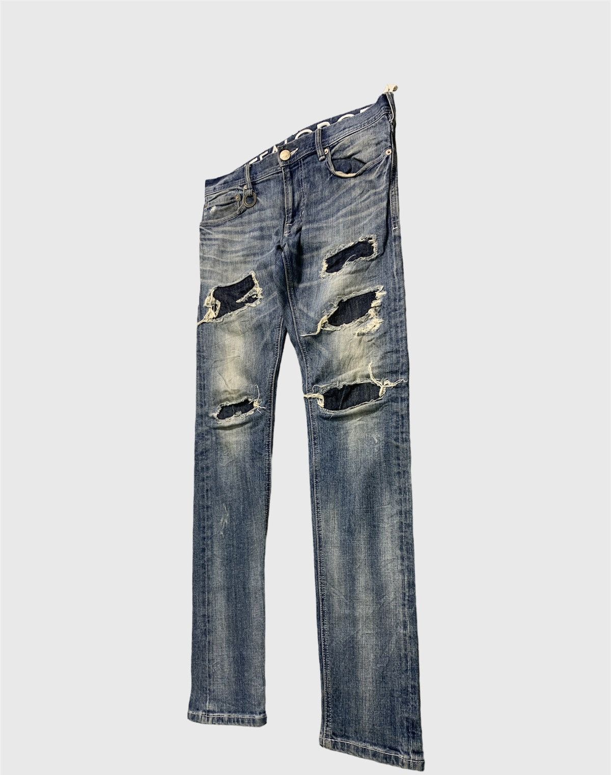 If Six Was Nine 💥Vintage Buffalo Bobs Patch Style Selvedge Jeans Size US 33 - 3 Thumbnail