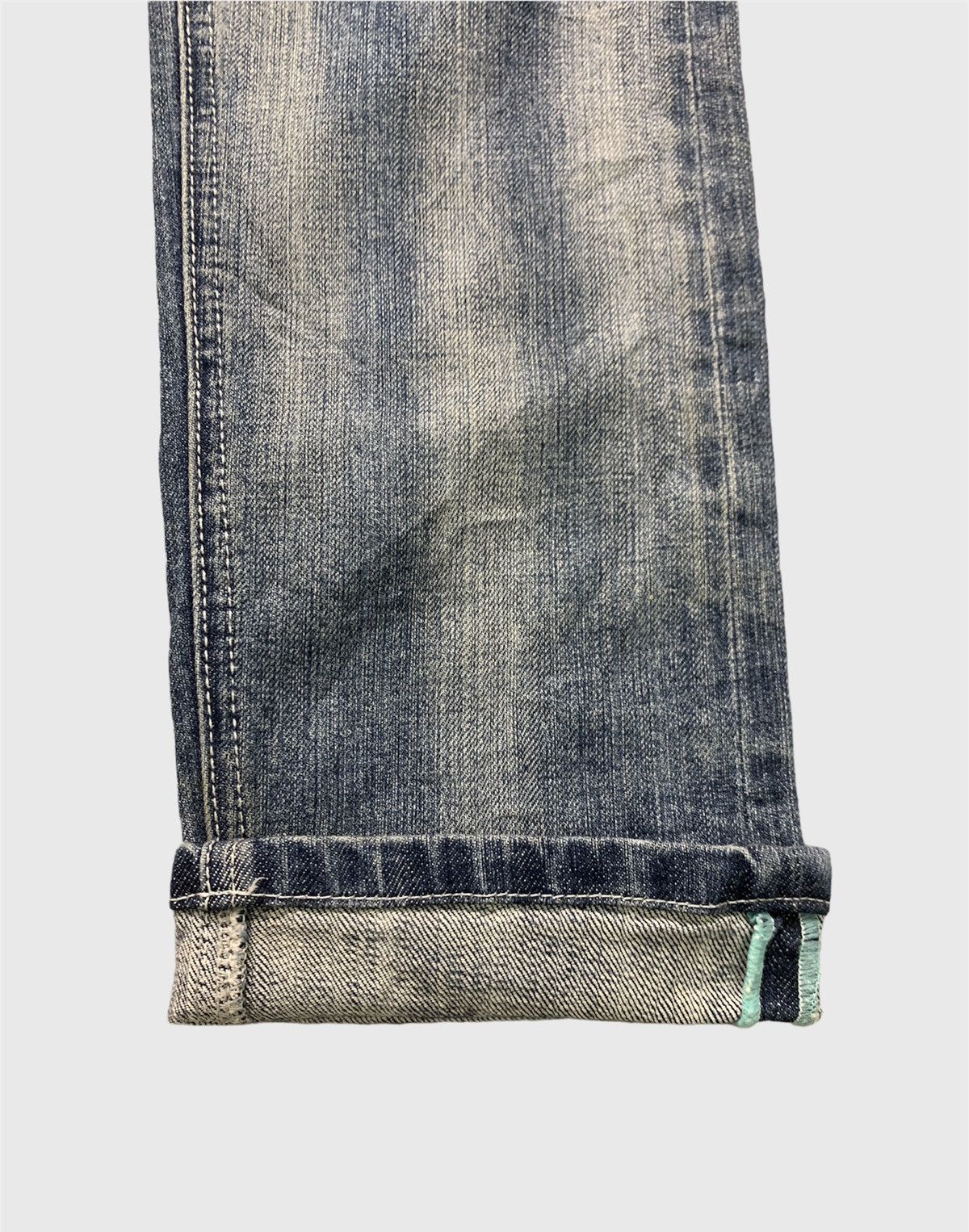 If Six Was Nine 💥Vintage Buffalo Bobs Patch Style Selvedge Jeans Size US 33 - 12 Thumbnail