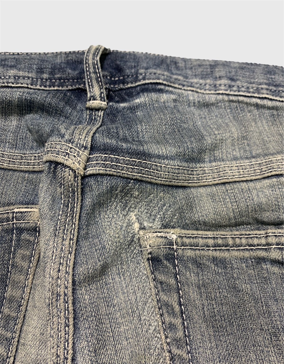 If Six Was Nine 💥Vintage Buffalo Bobs Patch Style Selvedge Jeans Size US 33 - 15 Thumbnail