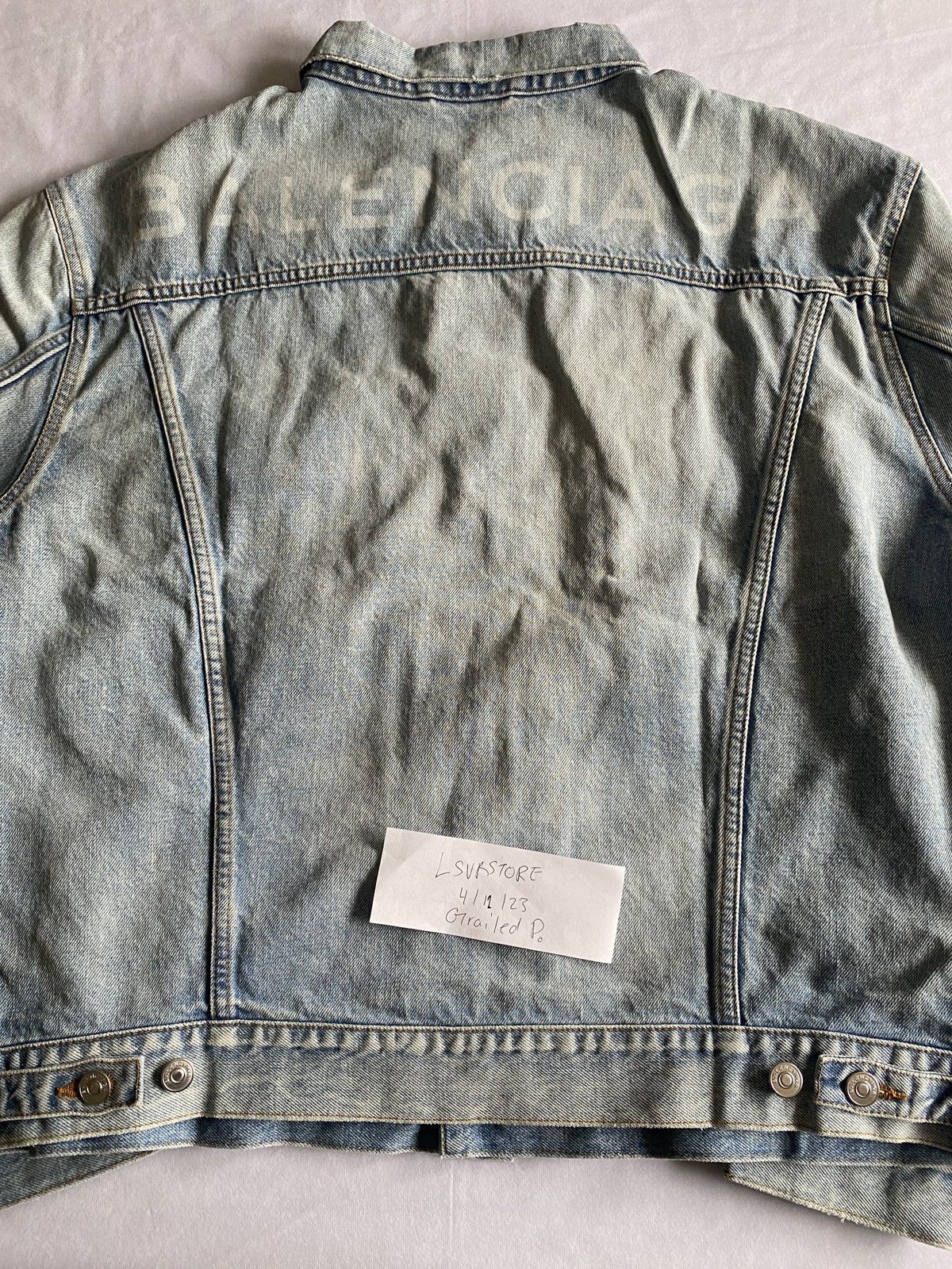 Balenciaga Balenciaga SS18 Oversized Denim Jacket 48 Size US M / EU 48-50 / 2 - 2 Thumbnail