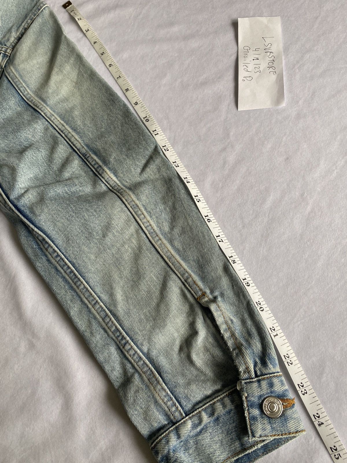 Balenciaga Balenciaga SS18 Oversized Denim Jacket 48 Size US M / EU 48-50 / 2 - 13 Thumbnail