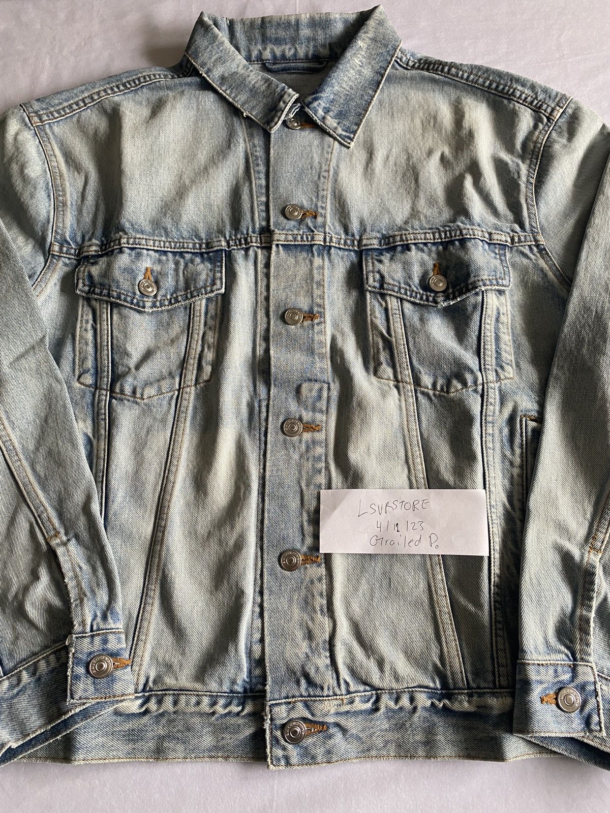 Balenciaga Balenciaga SS18 Oversized Denim Jacket 48 Size US M / EU 48-50 / 2 - 1 Thumbnail