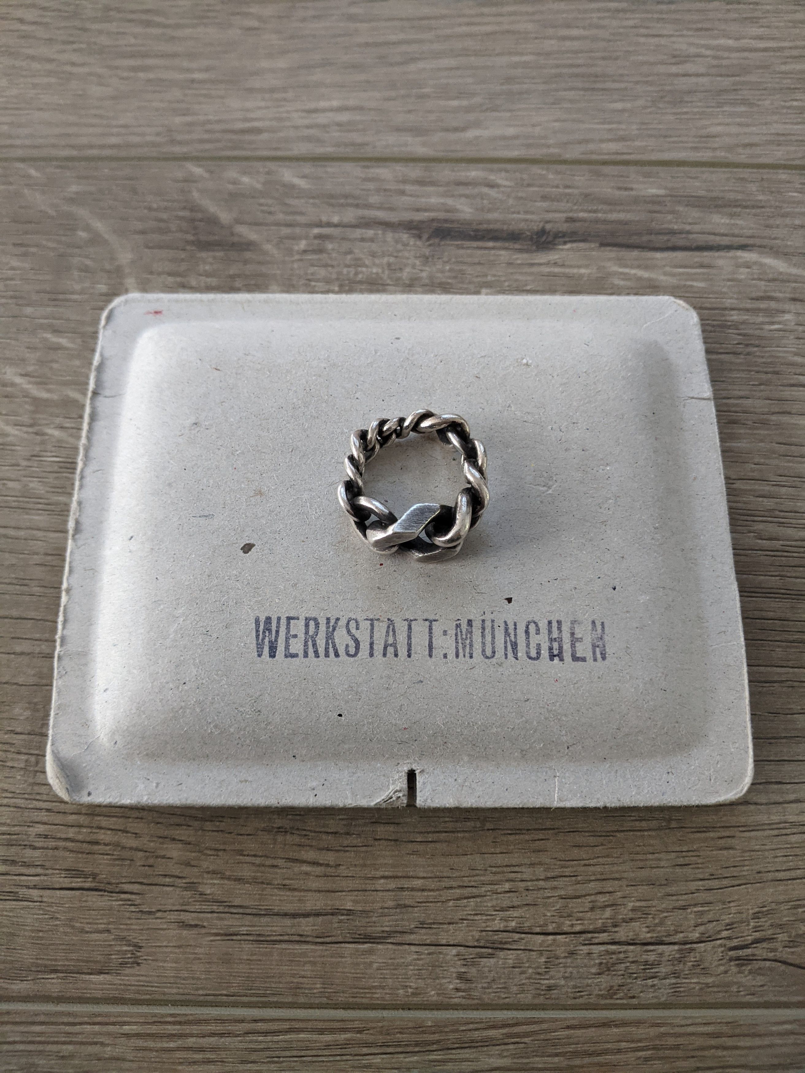 WERKSTATT MÜNCHEN M1351 TURNABLE RING WERKSTATT Munchen M1351 Sterling Silver Turnable Ring